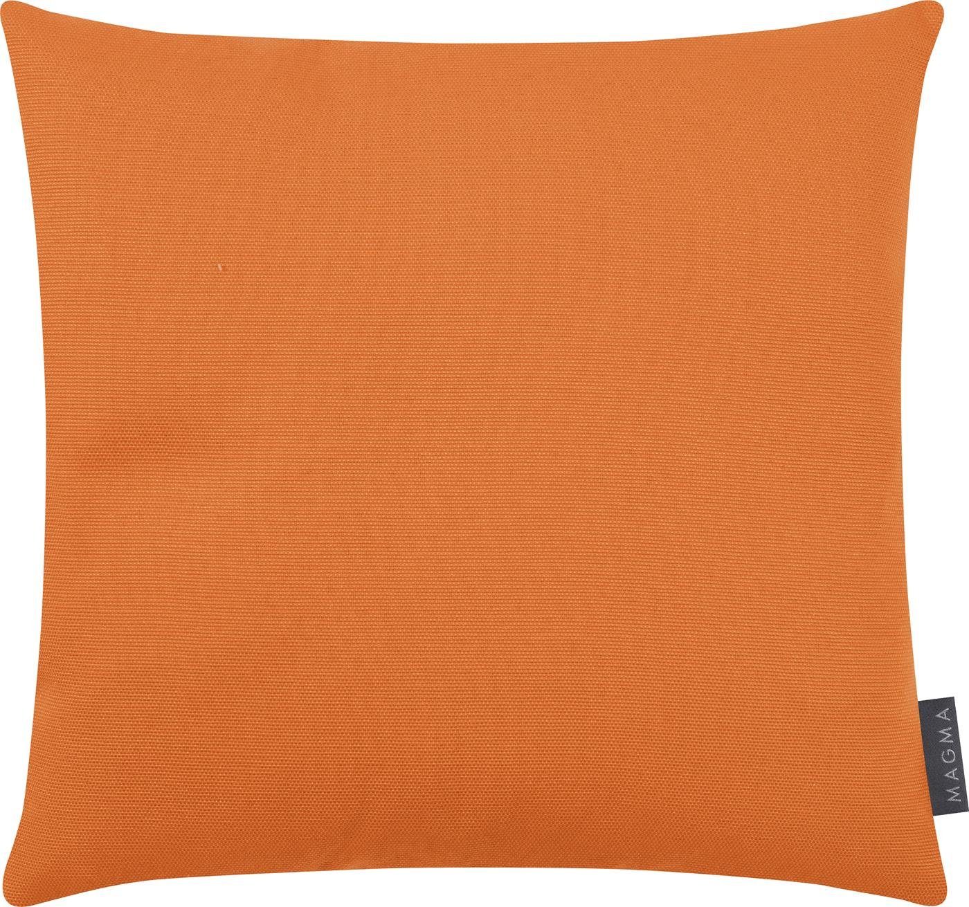 Kissenhülle Caddy Canvas poppig 40x40cm modern trendig, Magma Heimtex (1 Stück), Canvas Stoff Orange