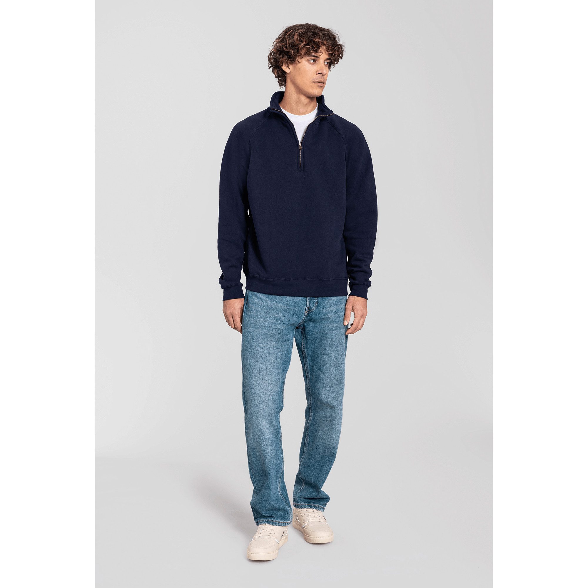 Fruit of the Loom Sweatshirt Iconic Premium Zip Neck Sweat – Bild 5 von 5
