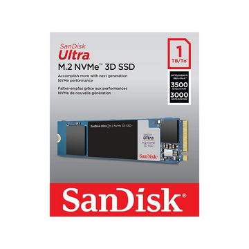 Sandisk Ultra NVMe SSD 1 TB - Interne Festplatte - schwarz interne SSD M.2 2280"