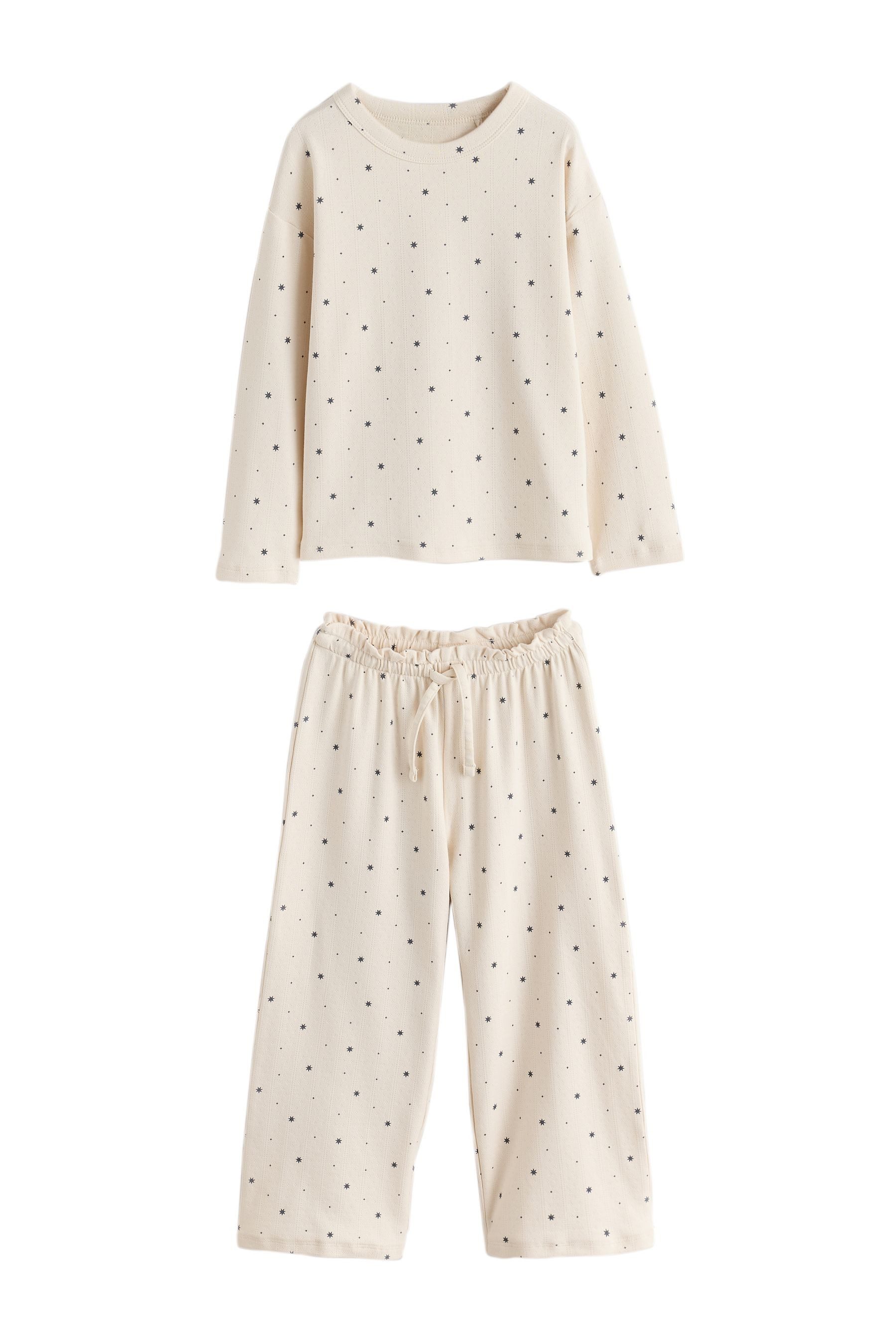 Next Pyjama Schlafanzug mit Lochstickerei, 1er-Pack (2 tlg)
