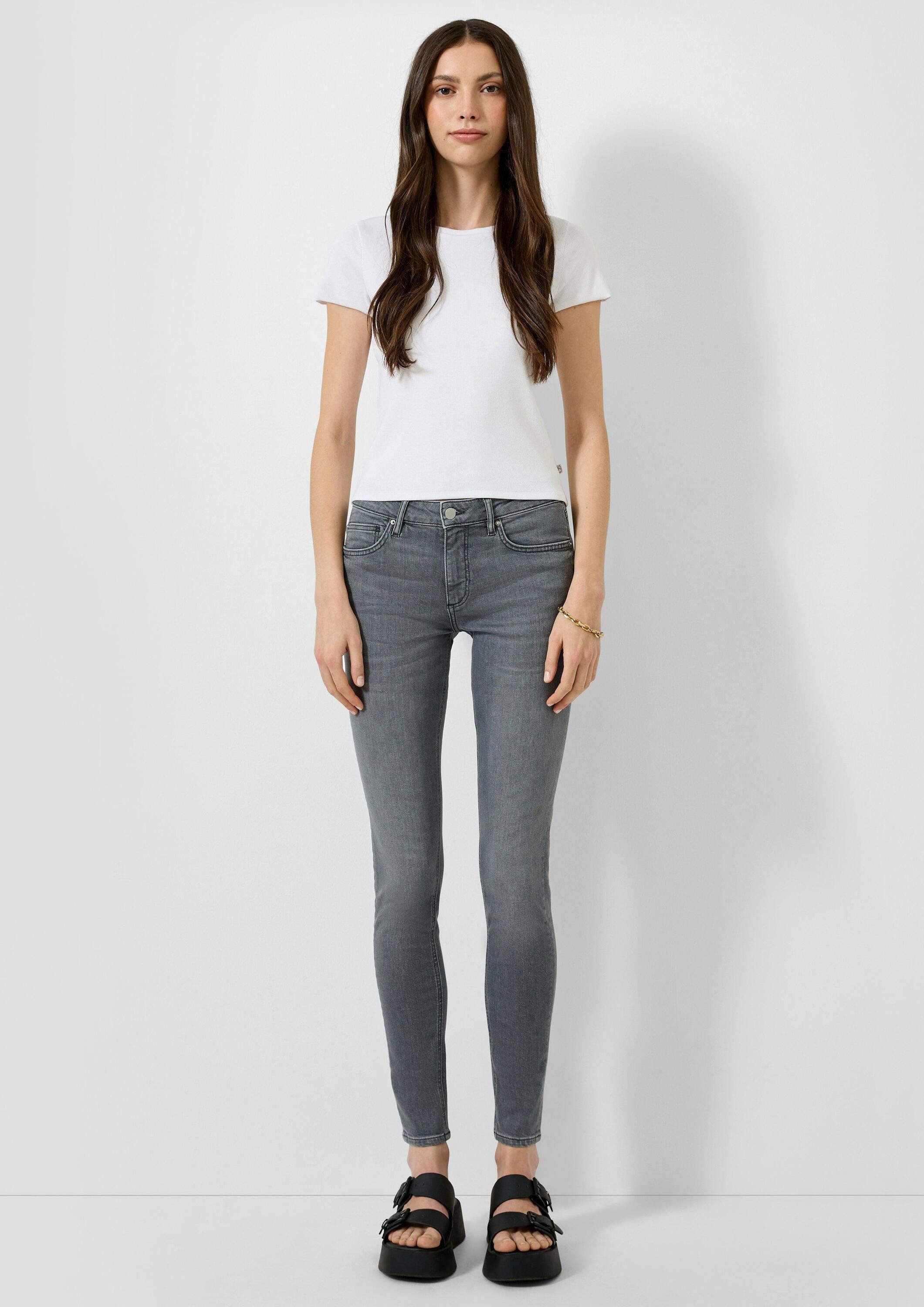 QS Skinny-fit-Jeans Jeans-Hose SADIE Jeans Sadie / Mid Rise / Skinny Leg günstig online kaufen