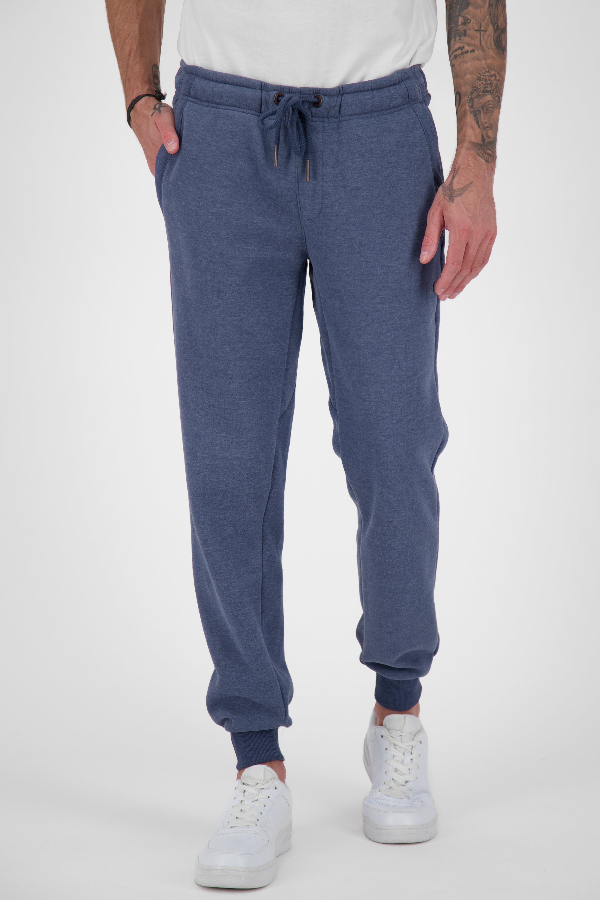 Sweatpants & Kickin Herren A melange Sweathose MoeAK Jogginghose Alife Sweathose, nightblue