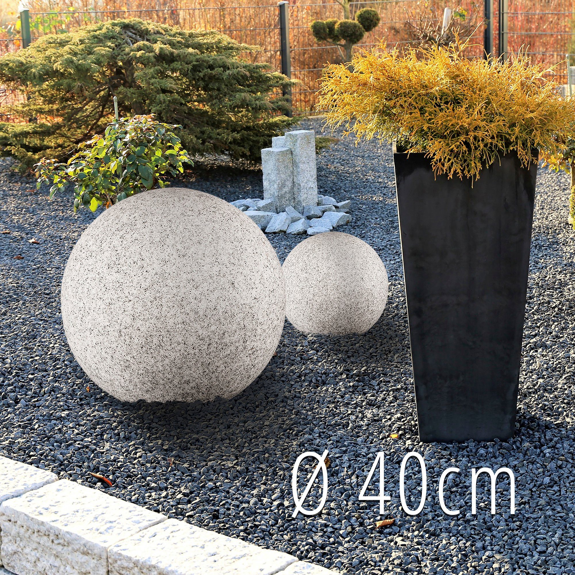 SSC-LUXon LED Gartenleuchte LED Garten Kugellampe günstig online kaufen