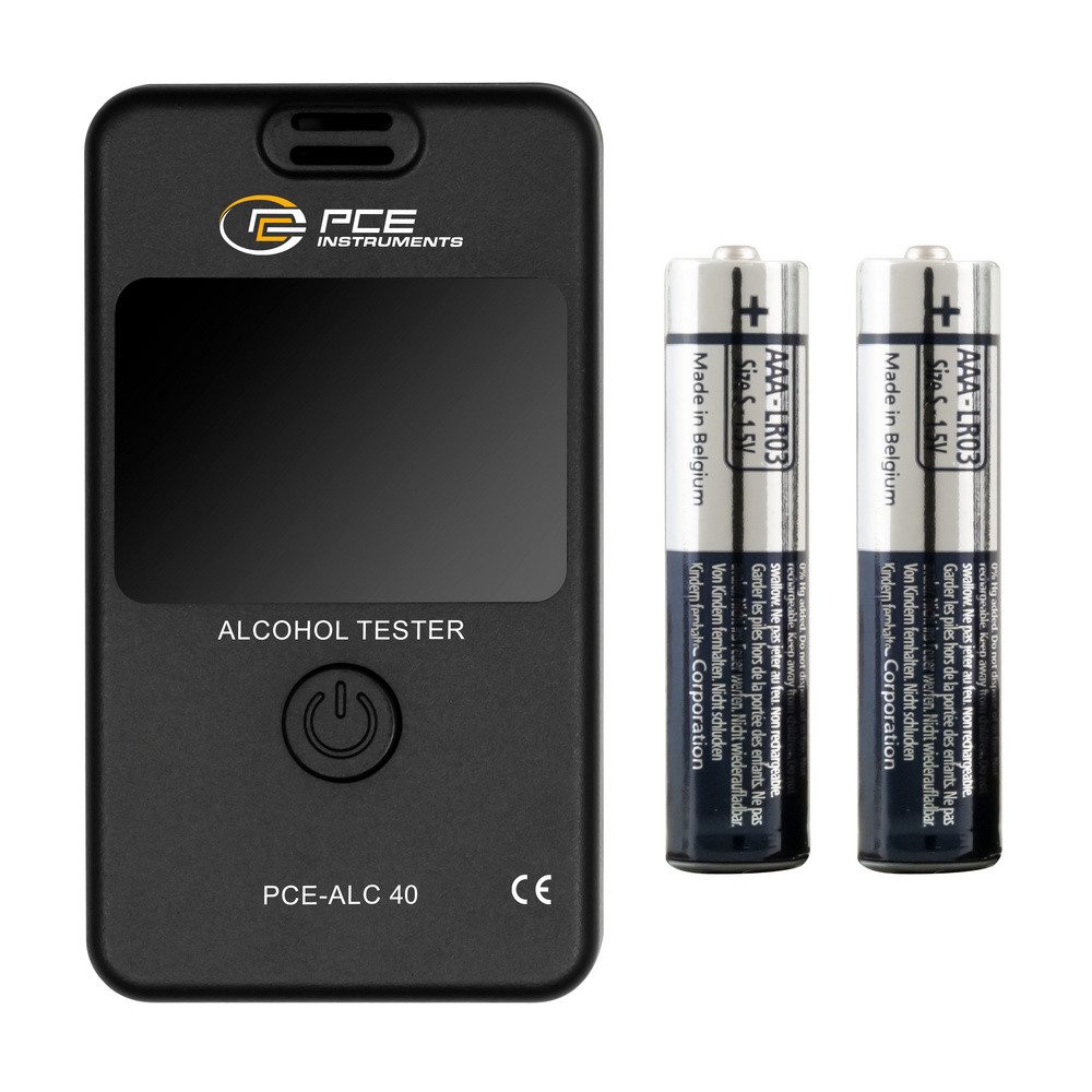 PCE Instruments Alkohol-Schnelltest PCE Instruments PCE-ALC 40 Alkoholtester inkl. Display, Verschiedene