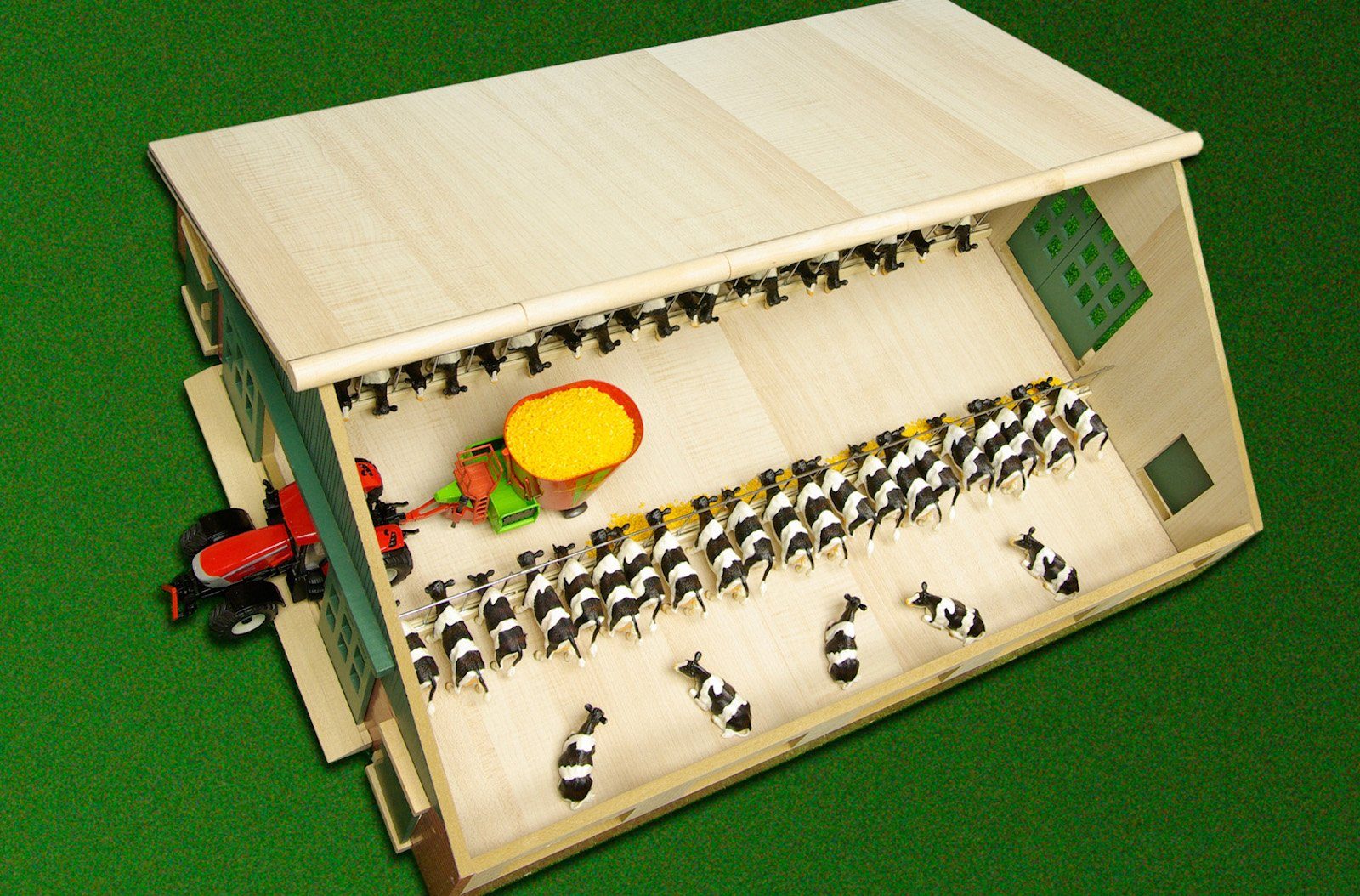 Kids Globe Spielwelt Kids Globe Bauernhof Holz, Dach klappbar, ohne Tiere + Traktor