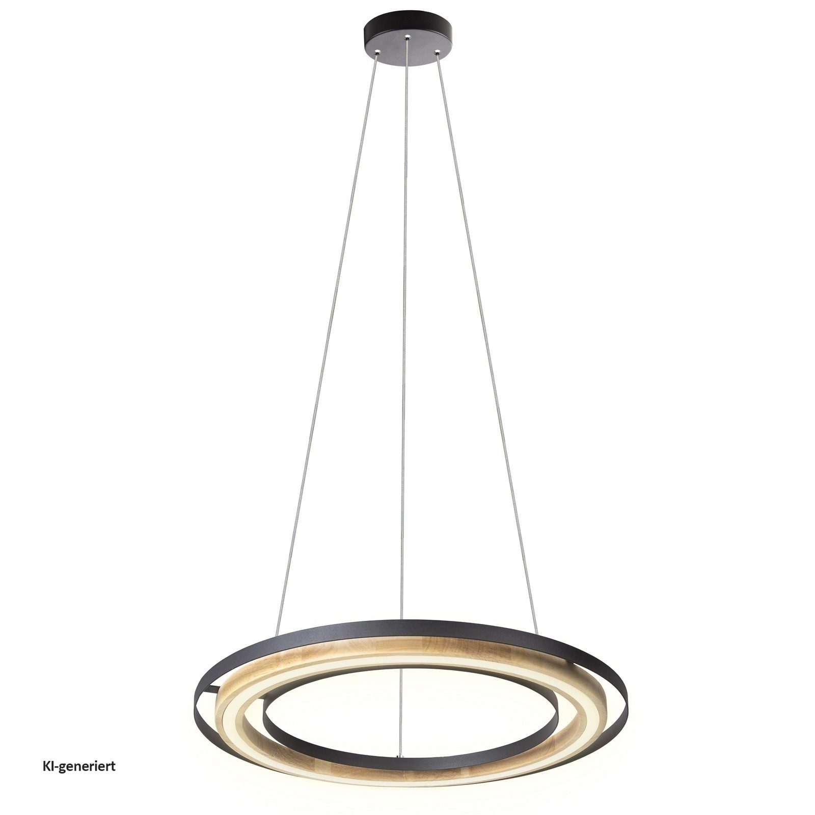 NOWA Pendelleuchte Pendelleuchte Deckenlampe RILAS, LED fest integriert, dimmbar