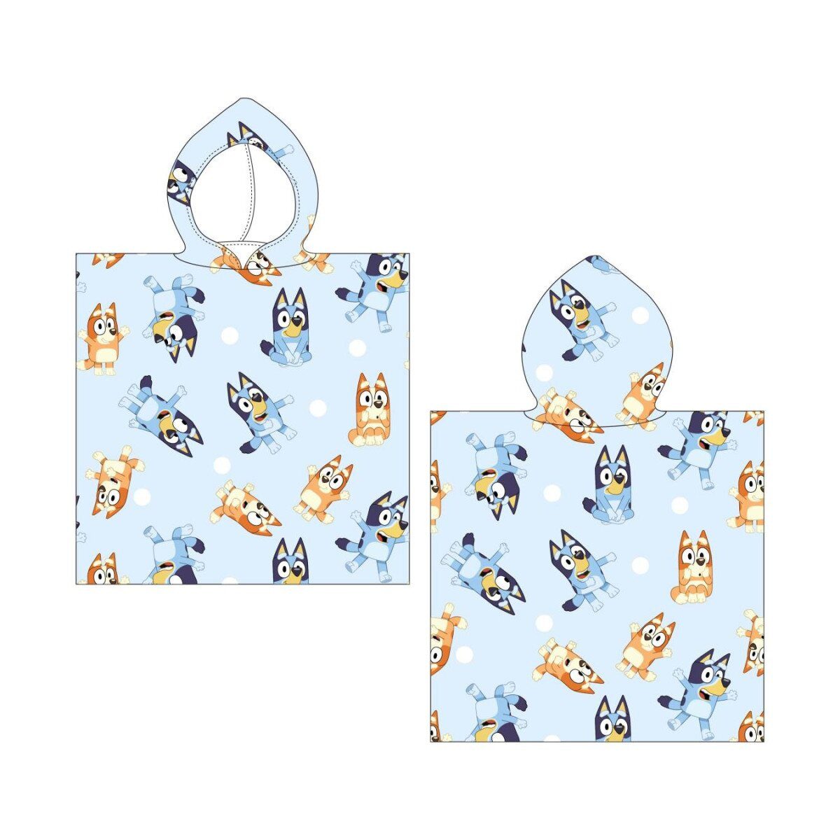 Bluey Poncho Bluey Poncho 50x115cm – Strandtuch für Kinder