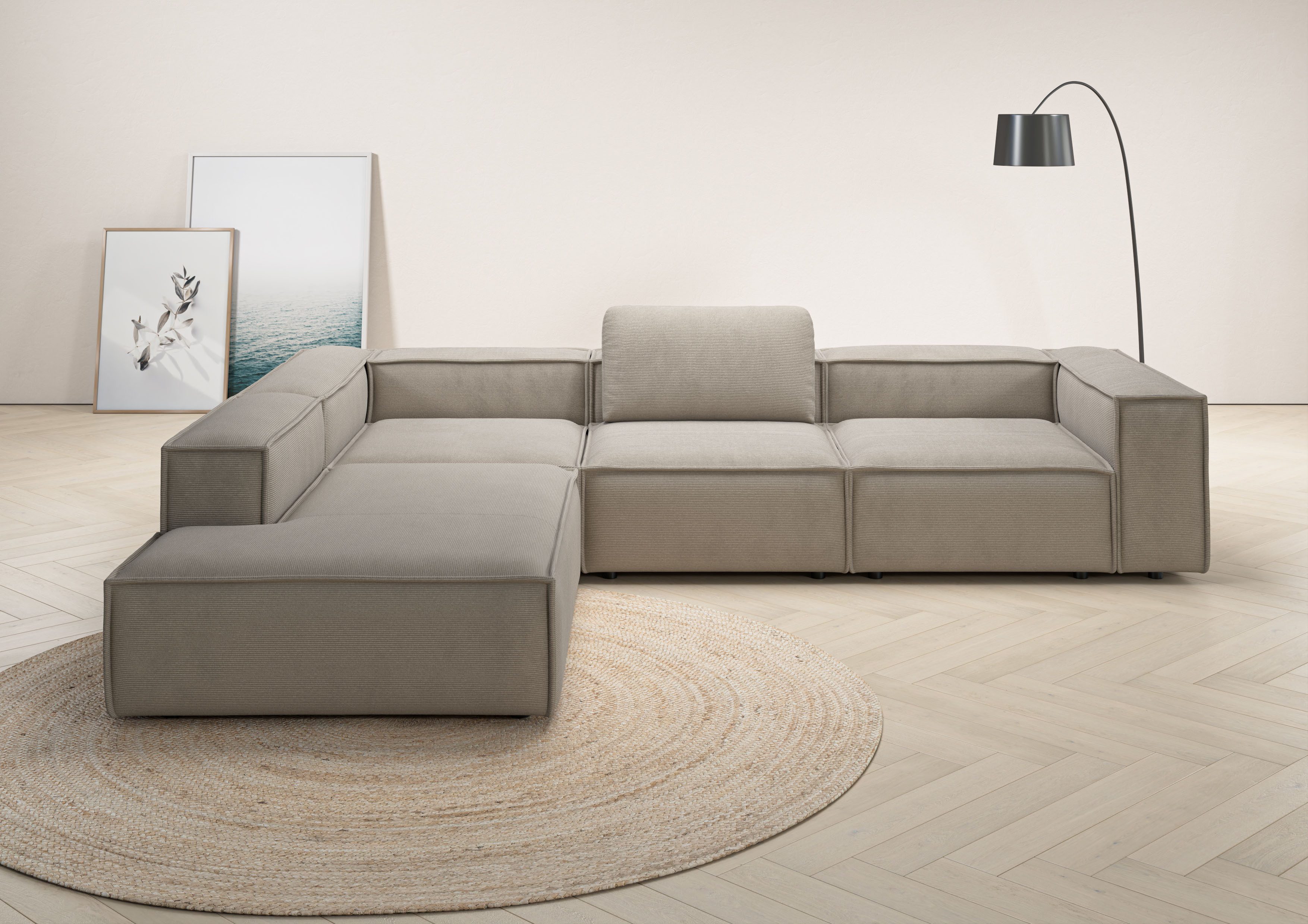 Ecksofa Watertown moderne L-Form