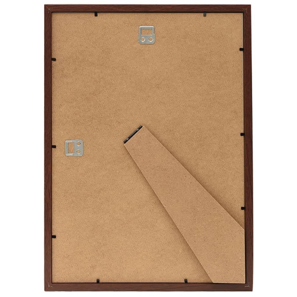 Set), aus in cm (3er Bilderrahmen Abmessungen möbelando (Polystyrol) PS Dunkelrot. MDF, 50x70 (B/H) Großfischlingen,