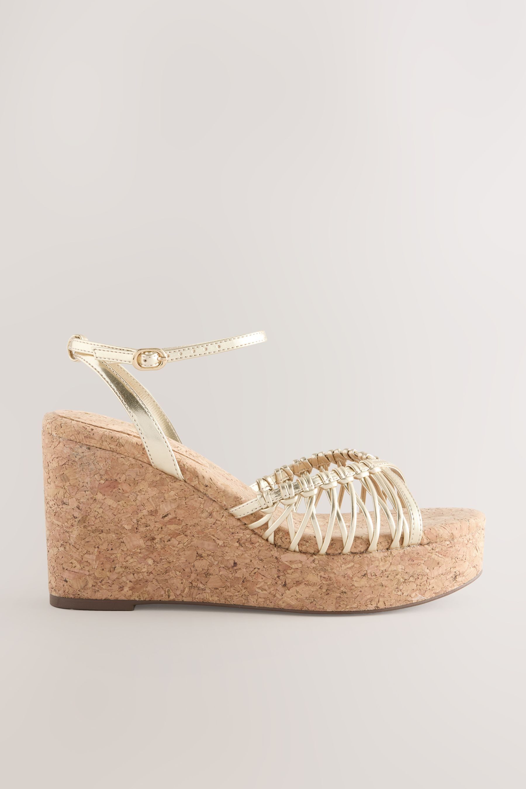 Next Forever Comfort® runde, hohe Kork-Wedges Keilsandalette (1-tlg)