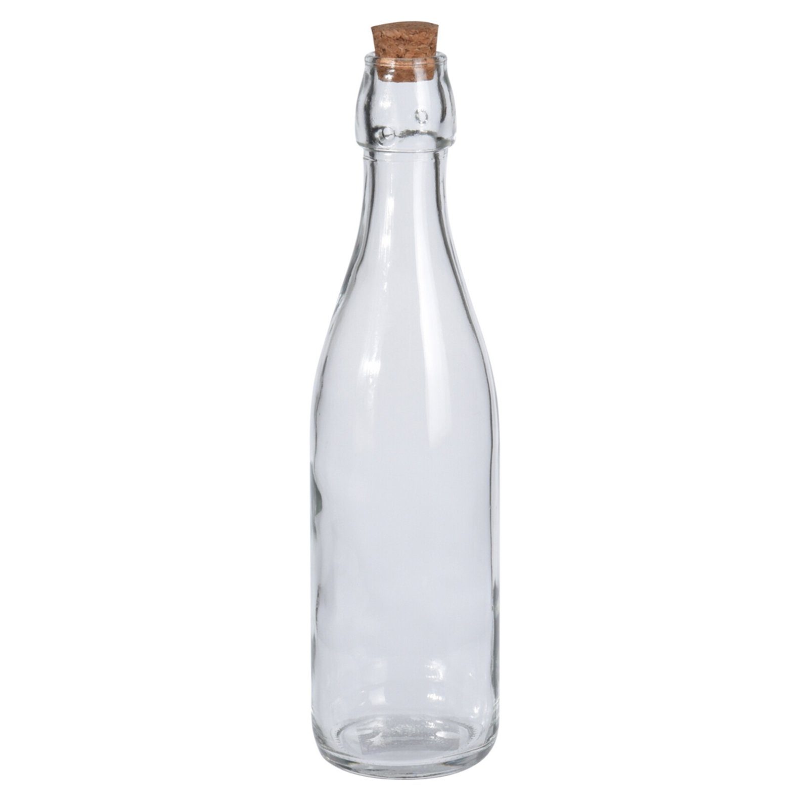 Vorratsglas Glasflasche 0,5 Liter mit Korkverschluss