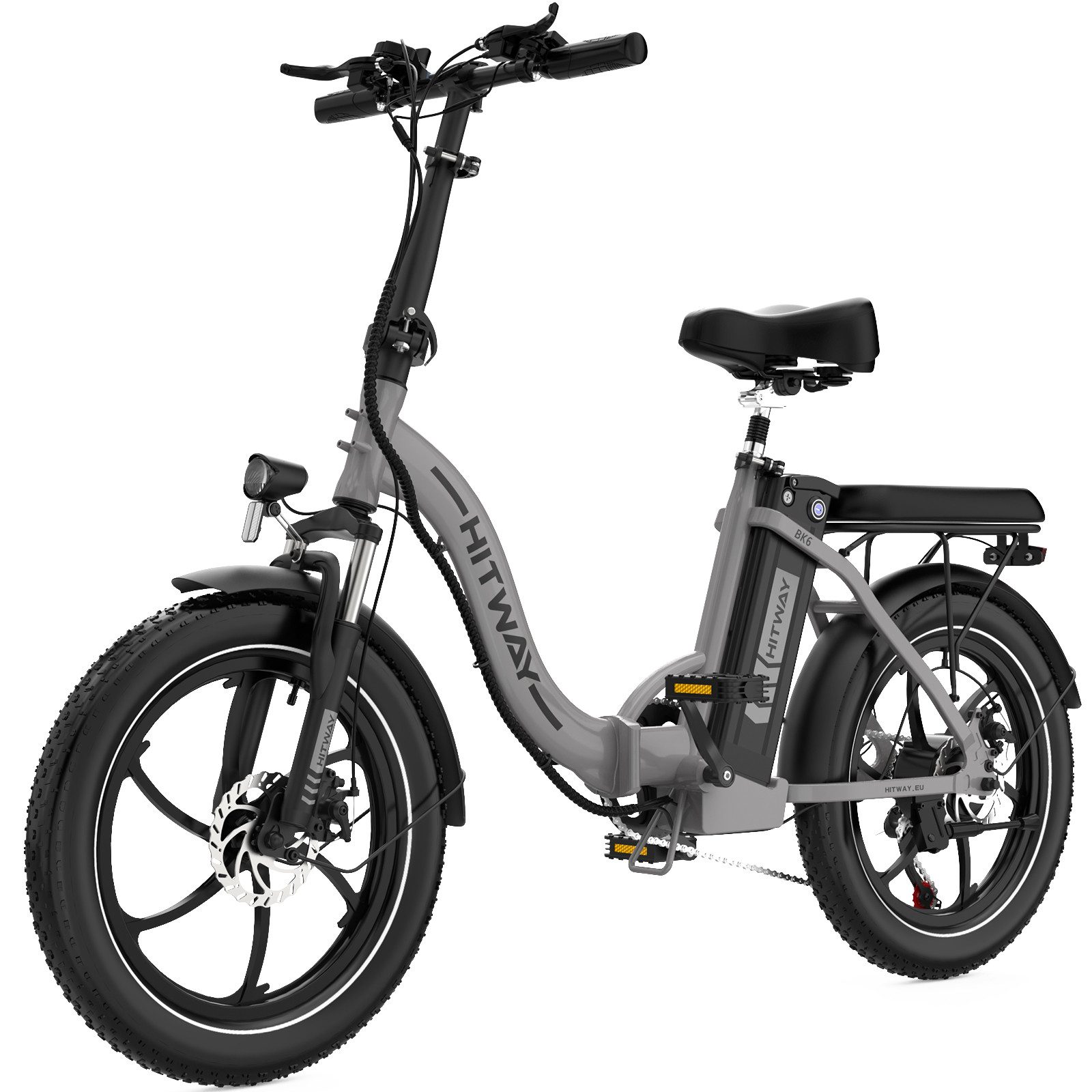 E-Bike Pedelec 20*3,0 zoll Elektrofahrrad Pedelec mit 36V13Ah Akku