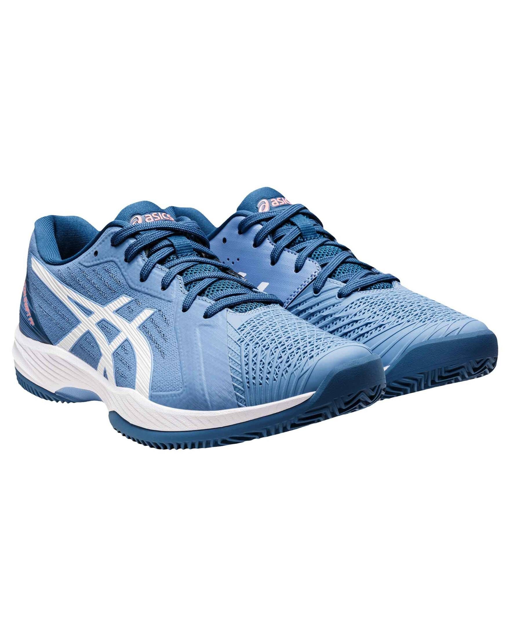 Asics Tennisschuh CLAY Herren SWIFT Tennisschuhe SOLUTION FF blau/weiss (707)