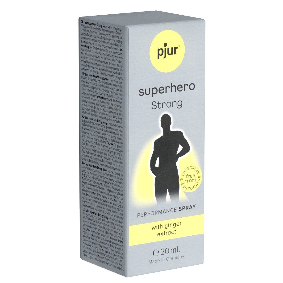 Verzögerungsmittel SUPERHERO Strong Performance Spray - with Ginger Extract