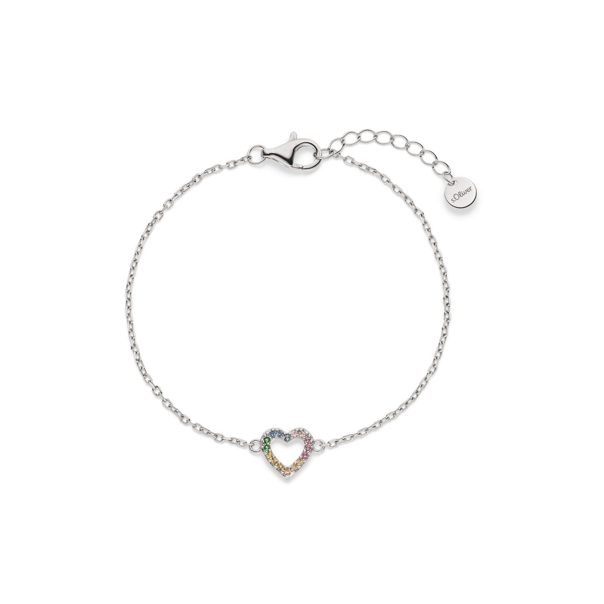 Armband Rainbow Heart, Herz