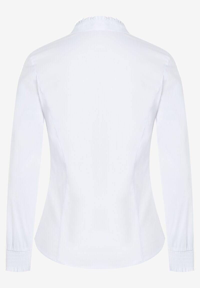 MORE&MORE Langarmbluse (1-tlg) Rüschen günstig online kaufen