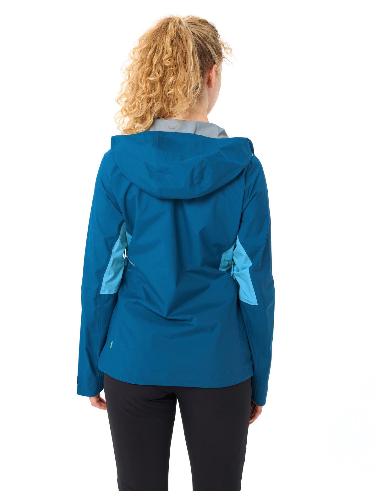 VAUDE Regenjacke WOMEN'S SIMONY 2,5L JACKET V mit Kapuze, wasserdicht, winddicht, atmungsaktiv, Regular Fit, Langarm
