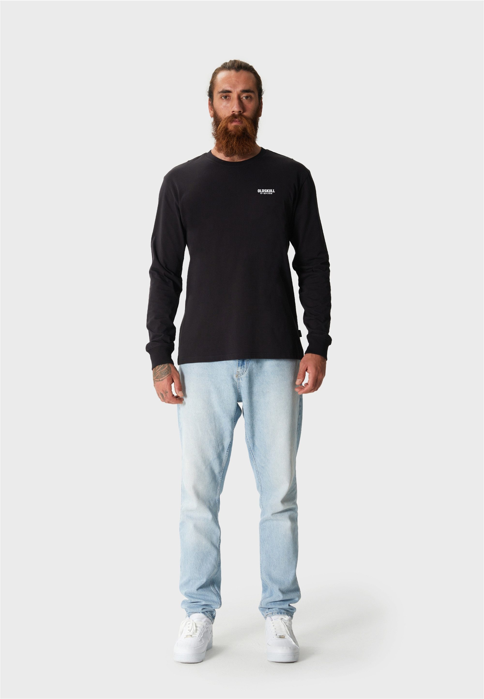 Oldskull Langarmshirt (1-tlg) mit markantem Oldskull-Logo günstig online kaufen
