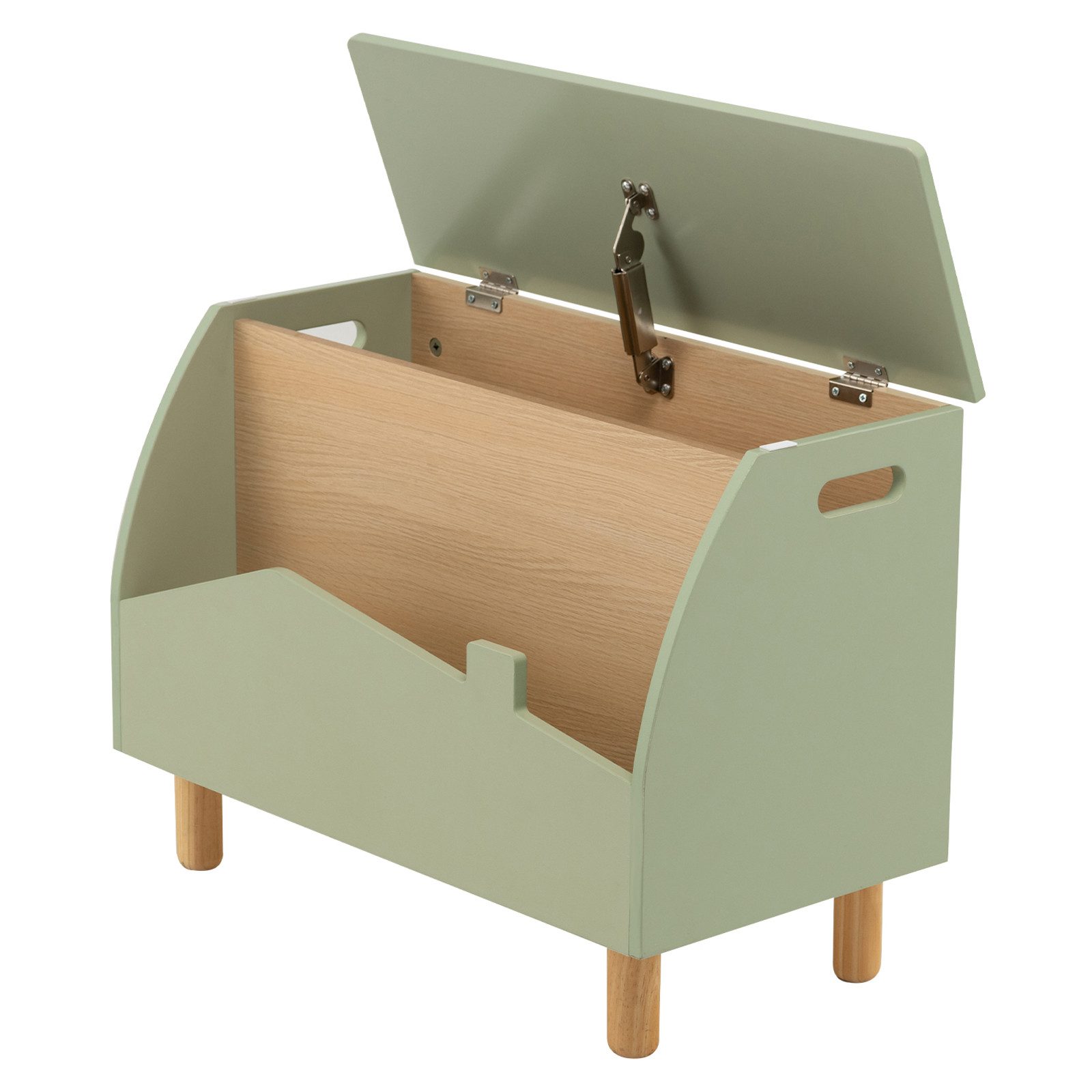 COSTWAY Spielzeugtruhe Kinderregal, aus Holz, 60 x 30 x 44 cm günstig online kaufen