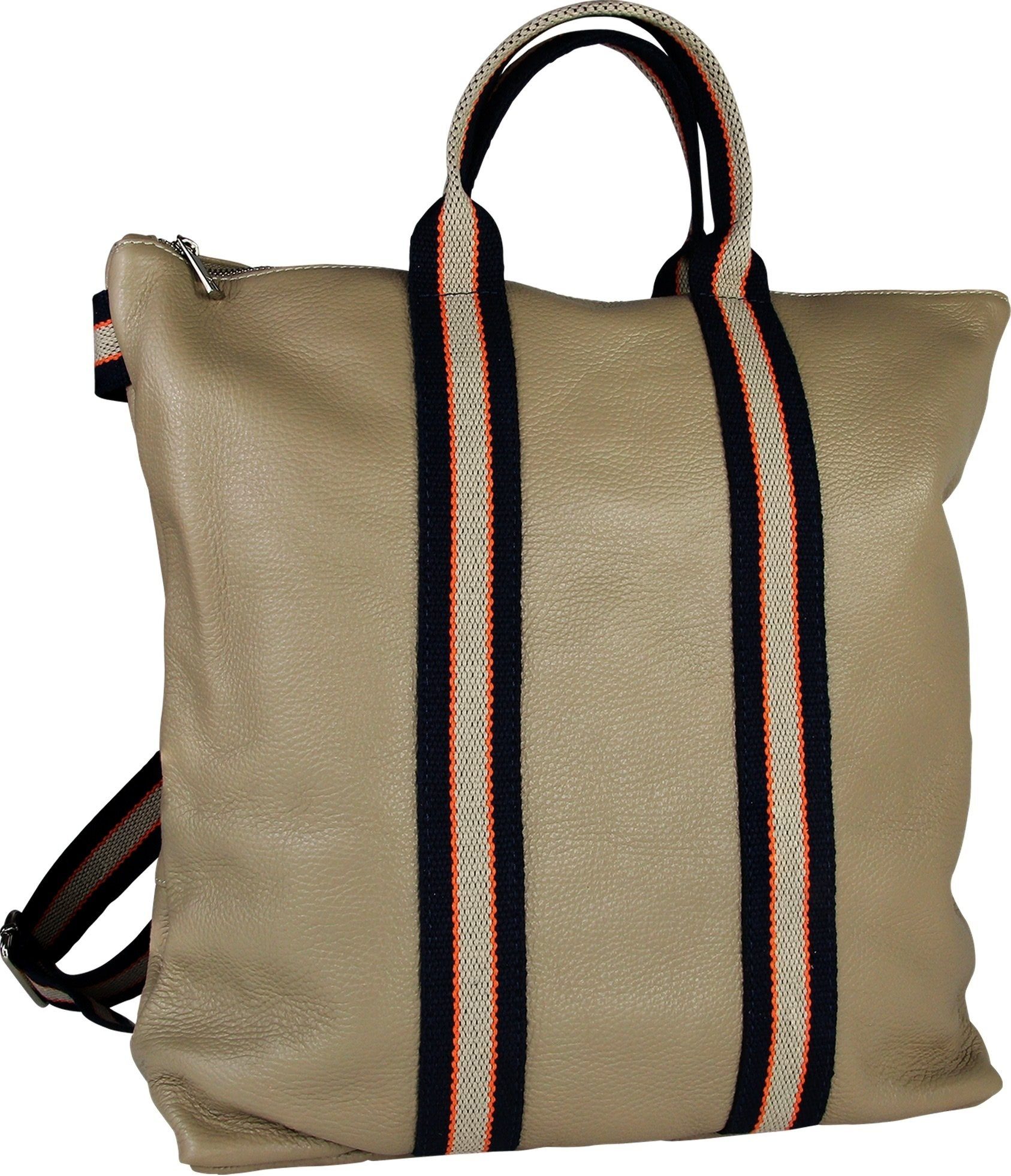 Cityrucksack Toscanto Damen Cityrucksack Leder Canvas