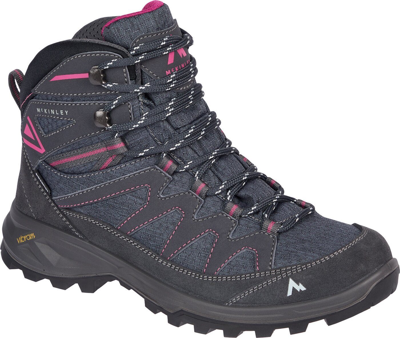 McKINLEY Da.-Wander-Stiefel ANTHRACITE/RED Mid AQX Trekkingschuh Vulcanus