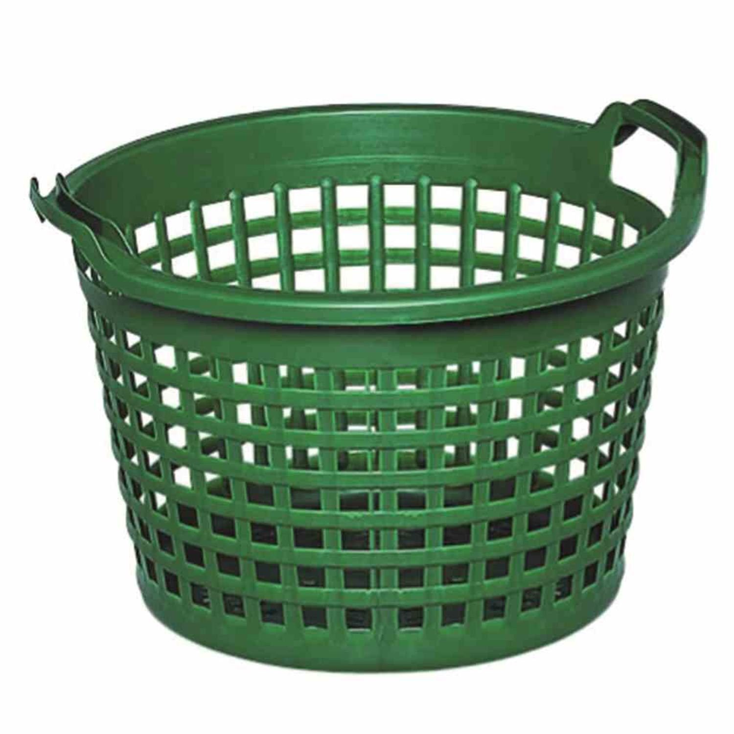 Wäschekorb Kartoffelkorb 15 kg, grün 40 x 28 x 25 cm, 22 l