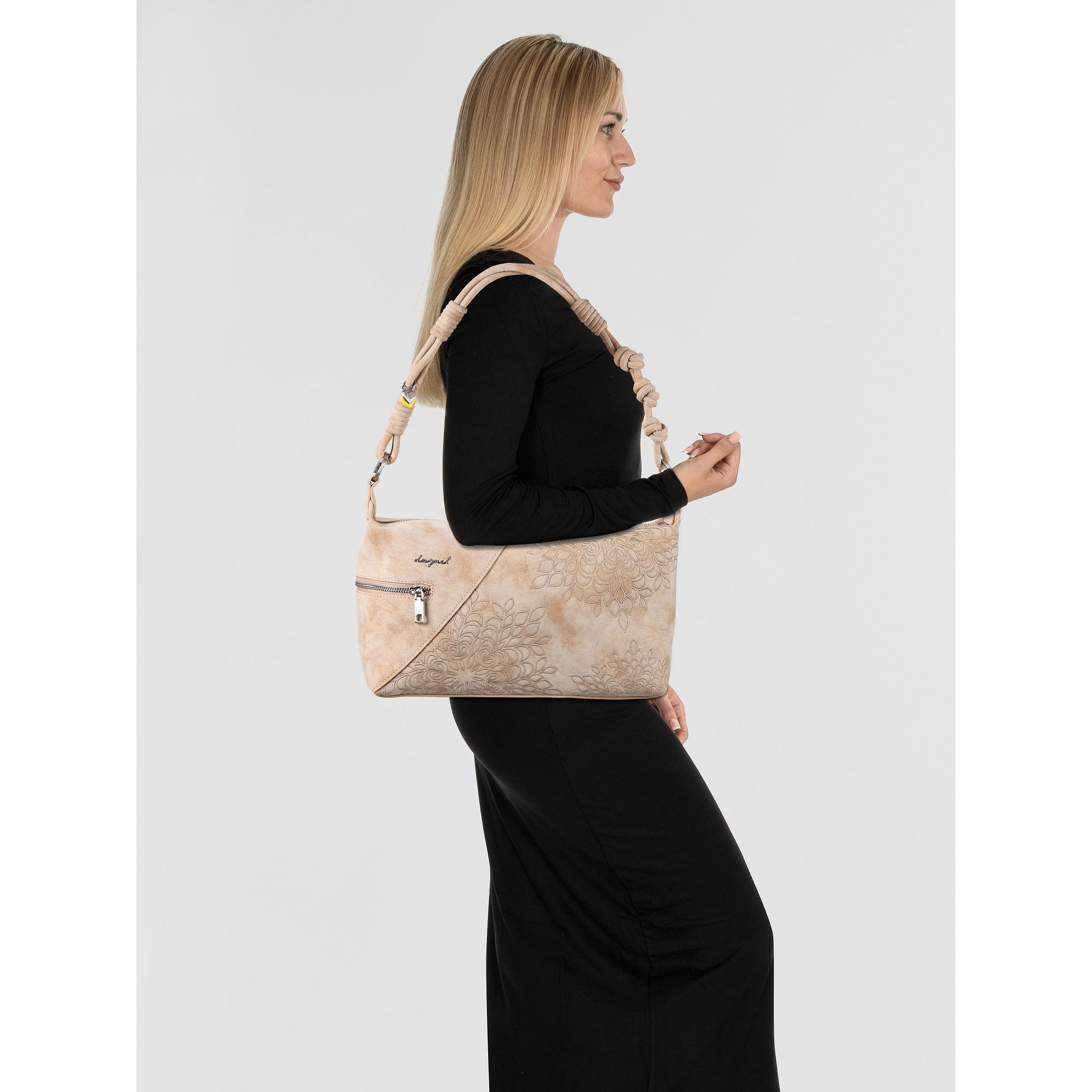 Desigual Schultertasche Sierra, Polyurethan
