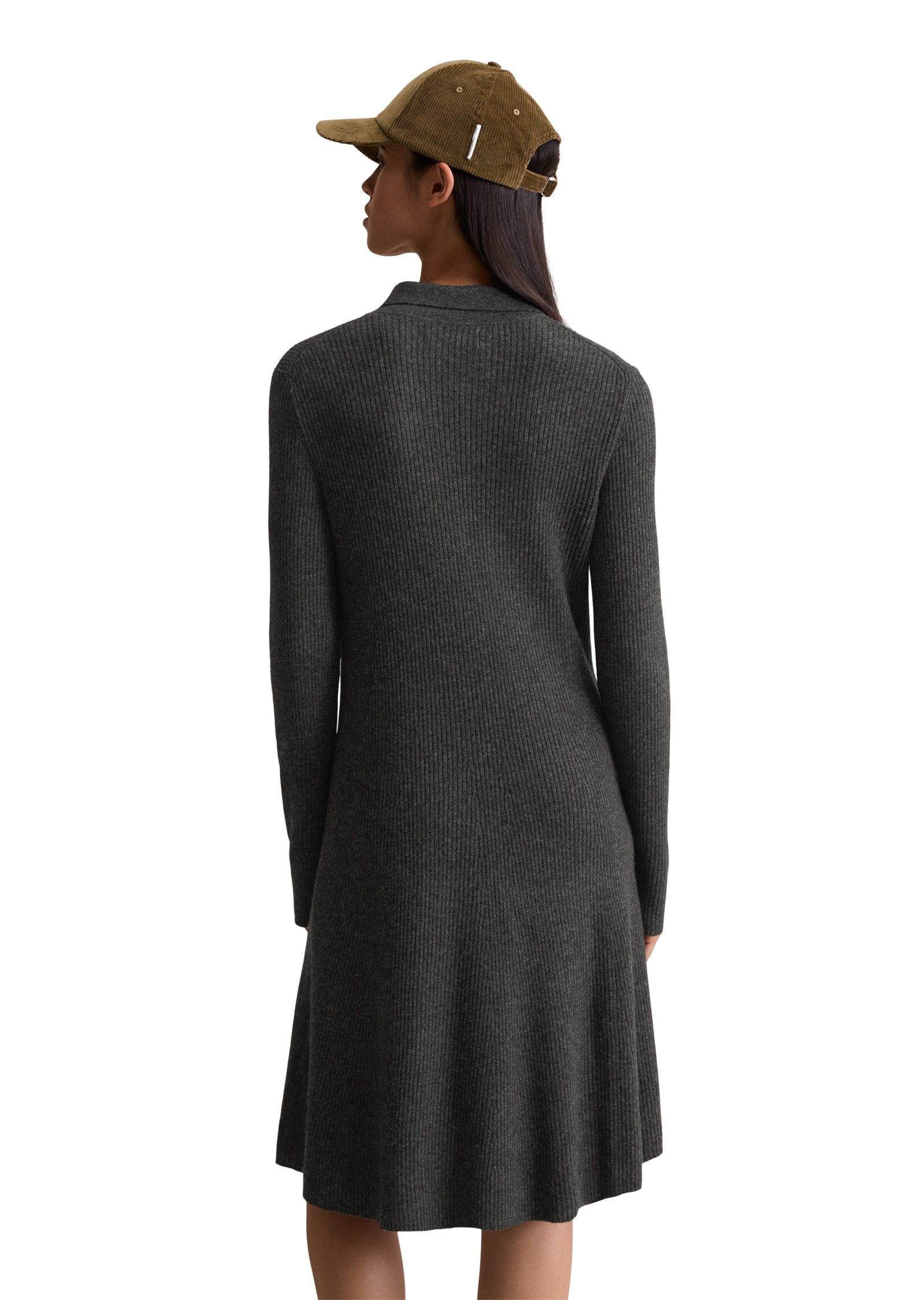 Marc O'Polo DENIM Polokleid Strickkleid aus softem Schurwolle-Mix, A-Shape günstig online kaufen