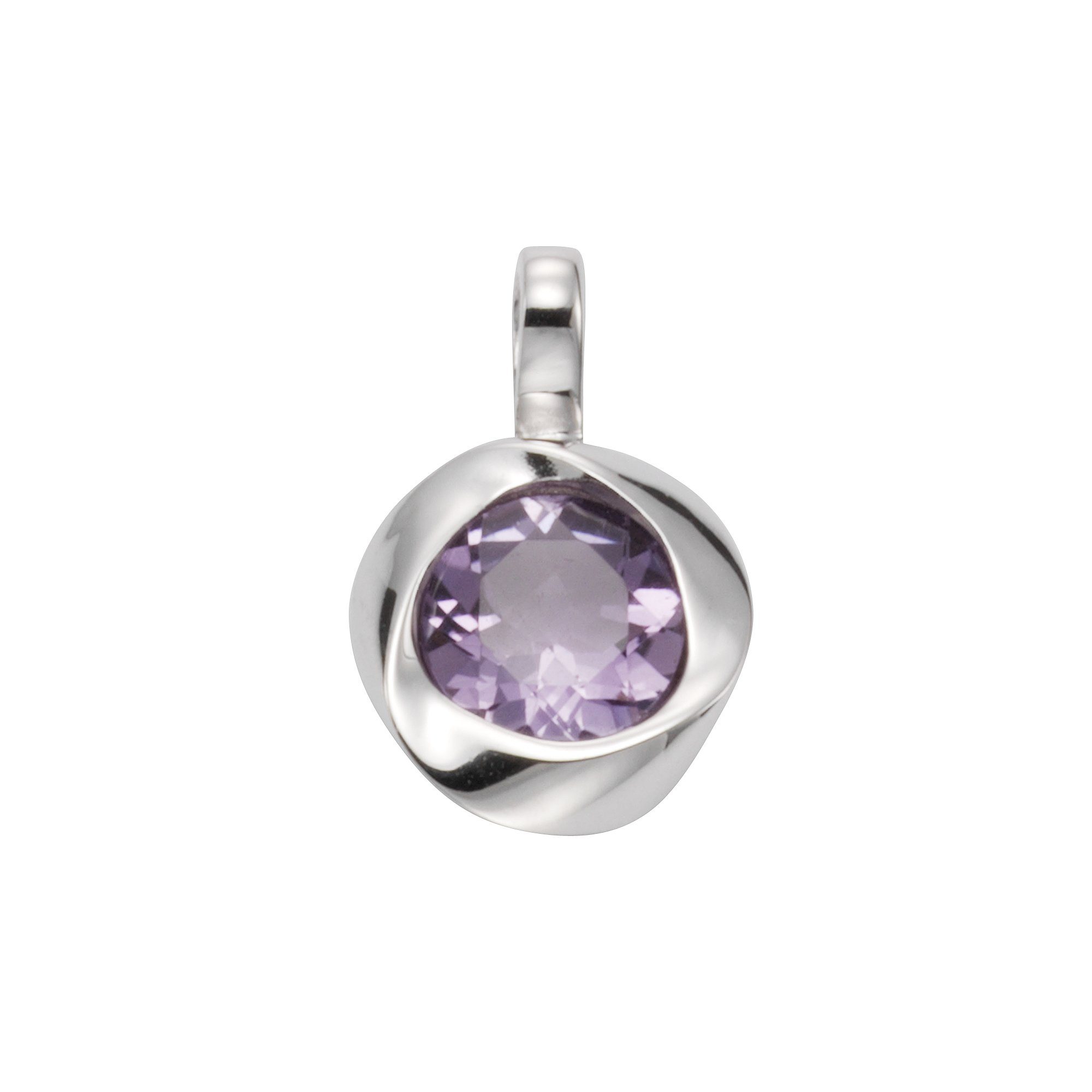 925/- Amethyst Sterling Silber Vivance Kettenanhänger