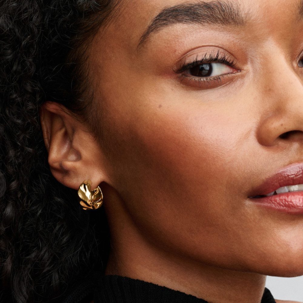 Pandora Paar Creolen 263874C00, Pandora, Kollektion Essence, Vergoldet, Cre günstig online kaufen