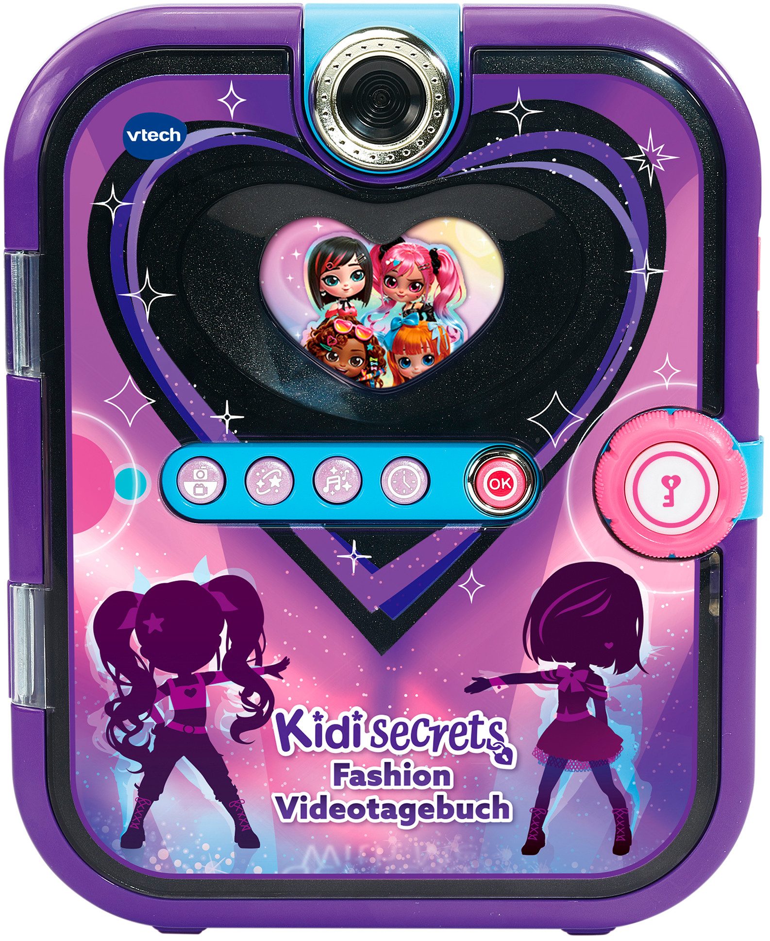 Vtech® Elektronisches Tagebuch KidiSecrets Fashion Videotagebuch, mit Gesichtserkennung und einen 4-stelligen Zahlencode