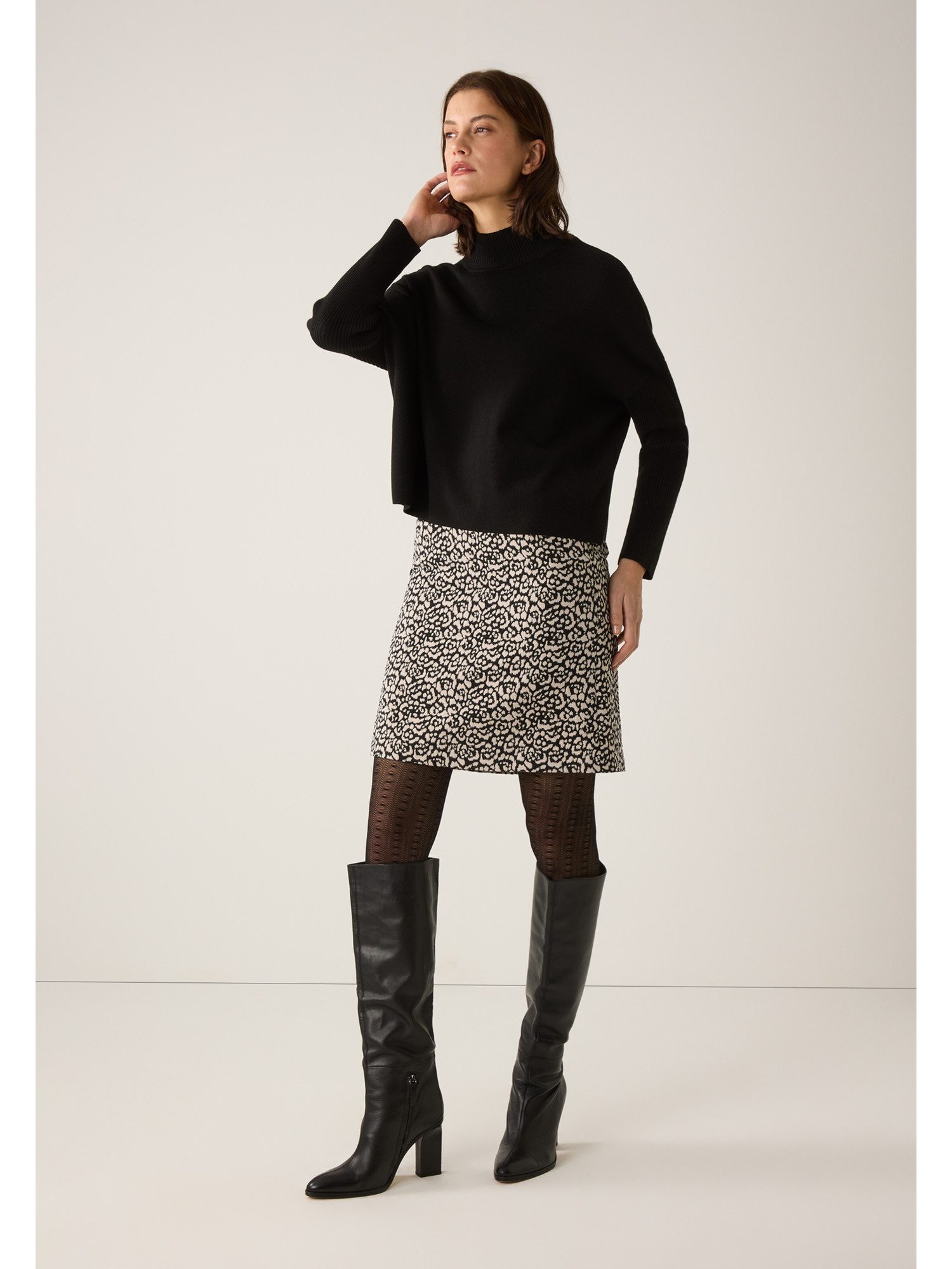 MORE&MORE Rundhalspullover weiter, weicher Feinstrickpullover günstig online kaufen