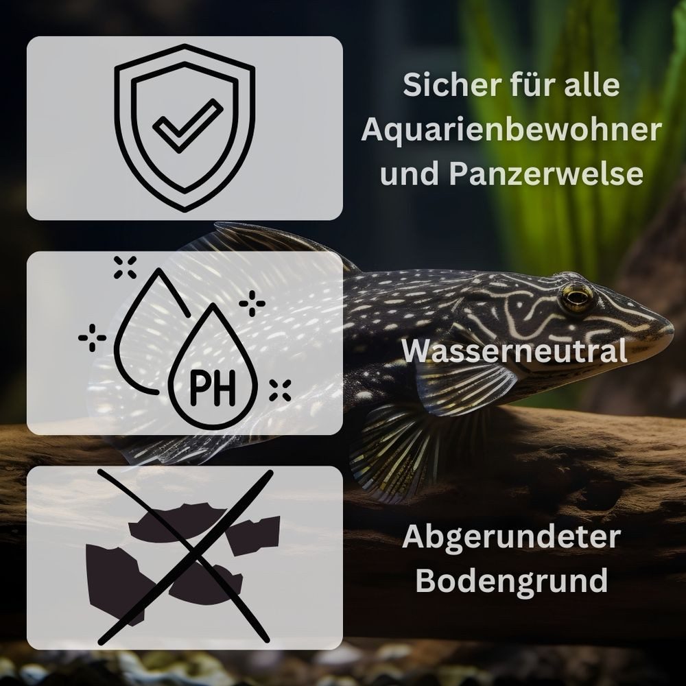 Thumbnail - Aquaone Aquarienkies 25 kg Schwarzer Quarzkies (1-2 mm) – Bodengrund für Aquarien