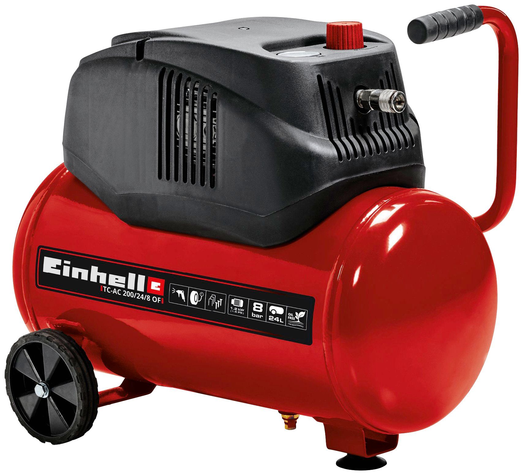 Einhell Kompressor TC-AC 200/24/8 OF, 1200 W, 24 l, 1-tlg.