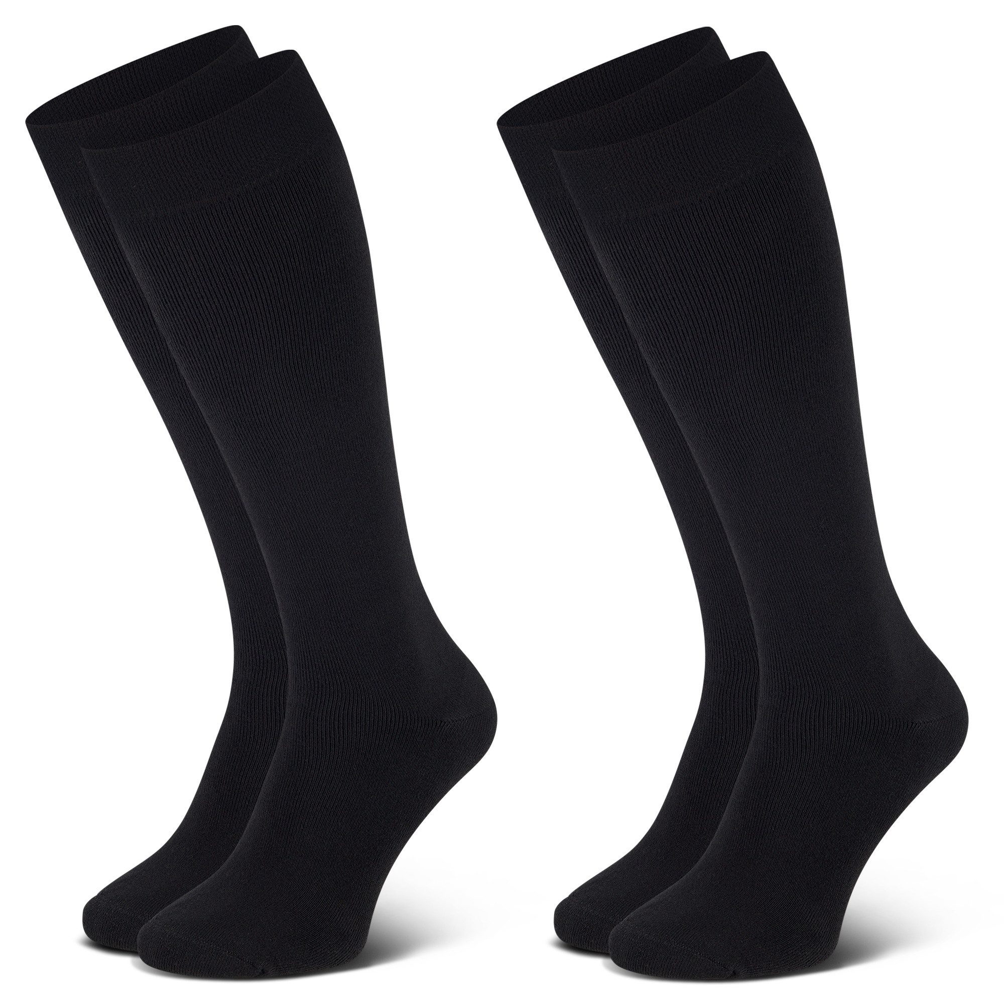footart Kniestrümpfe Thermo Bambus Viskose Kniestrümpfe knielang Vollfrottee bamboo:line (2 Paar) Vollfrottee