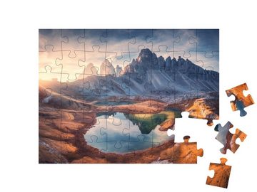 puzzleYOU Puzzle Wilde Dolomiten, Italien, 48 Puzzleteile, puzzleYOU-Kollektionen Alpen, Natur