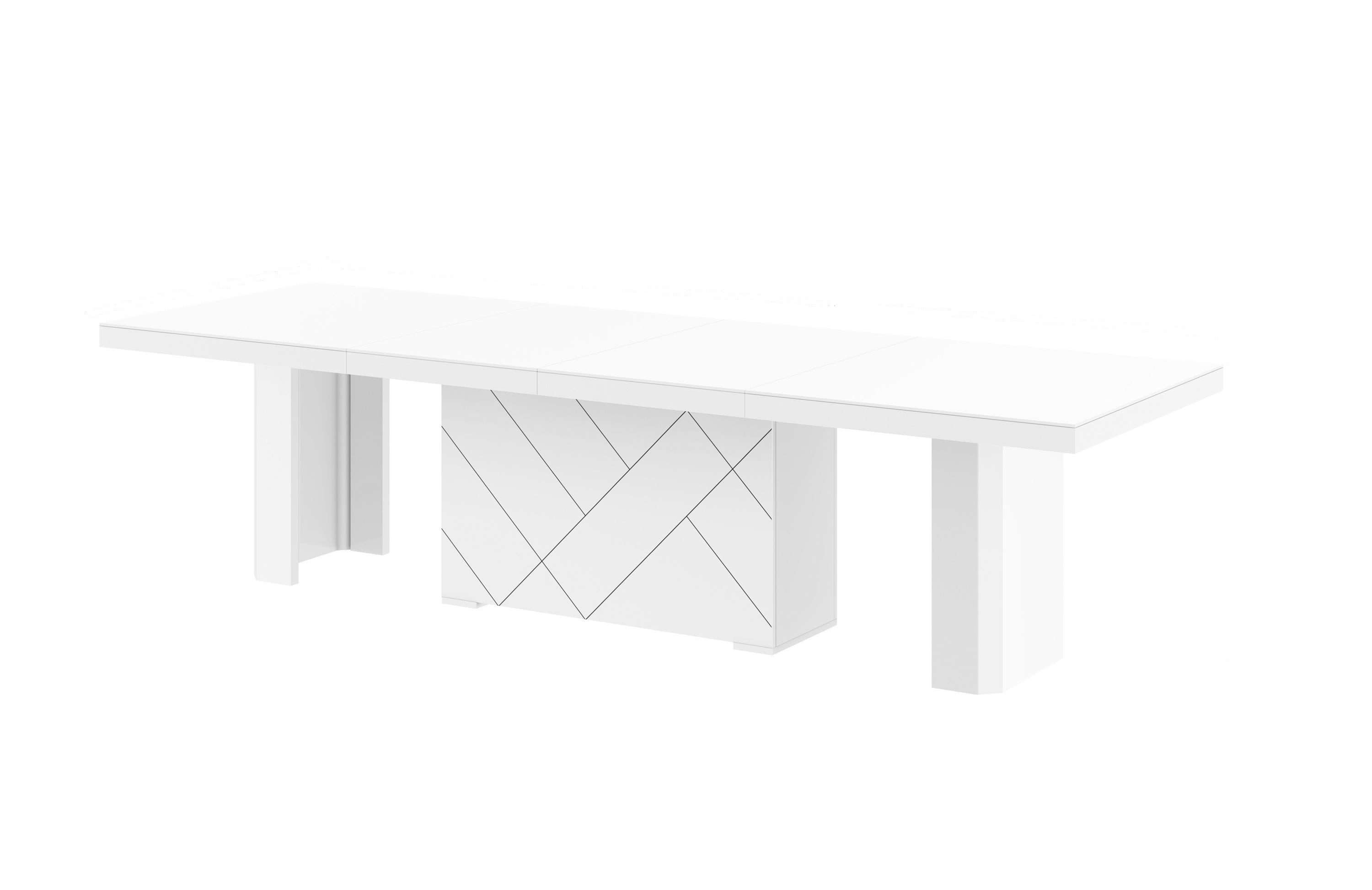 designimpex Esstisch Design HEK-111 Weiß matt günstig online kaufen