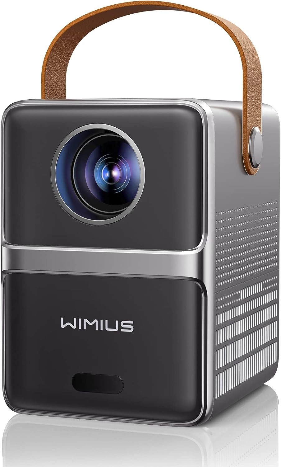 WiMiUS Mini 1080p Full HD LCD-Beamer (13000 lm, 12000:1, ‎1920 x 1080 Pixels px, 5G WiFi & Bluetooth 5.2, elektrische Fokustaste, Kurzdistanz-Design)
