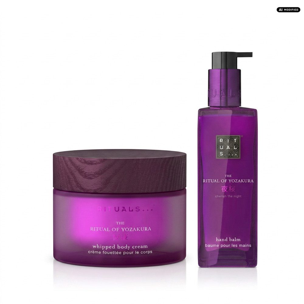 Rituals Körpercreme Rituals The Ritual of Yozakura Body Cream und Hand Balm Pflege Duo, Harmonisch abgestimmtes Pflege Duo für Körper und Hände