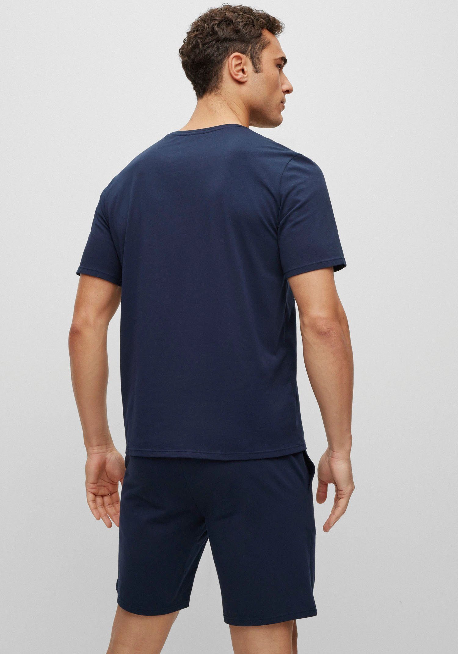 BOSS mit dunkelblau Logodruck T-Shirt