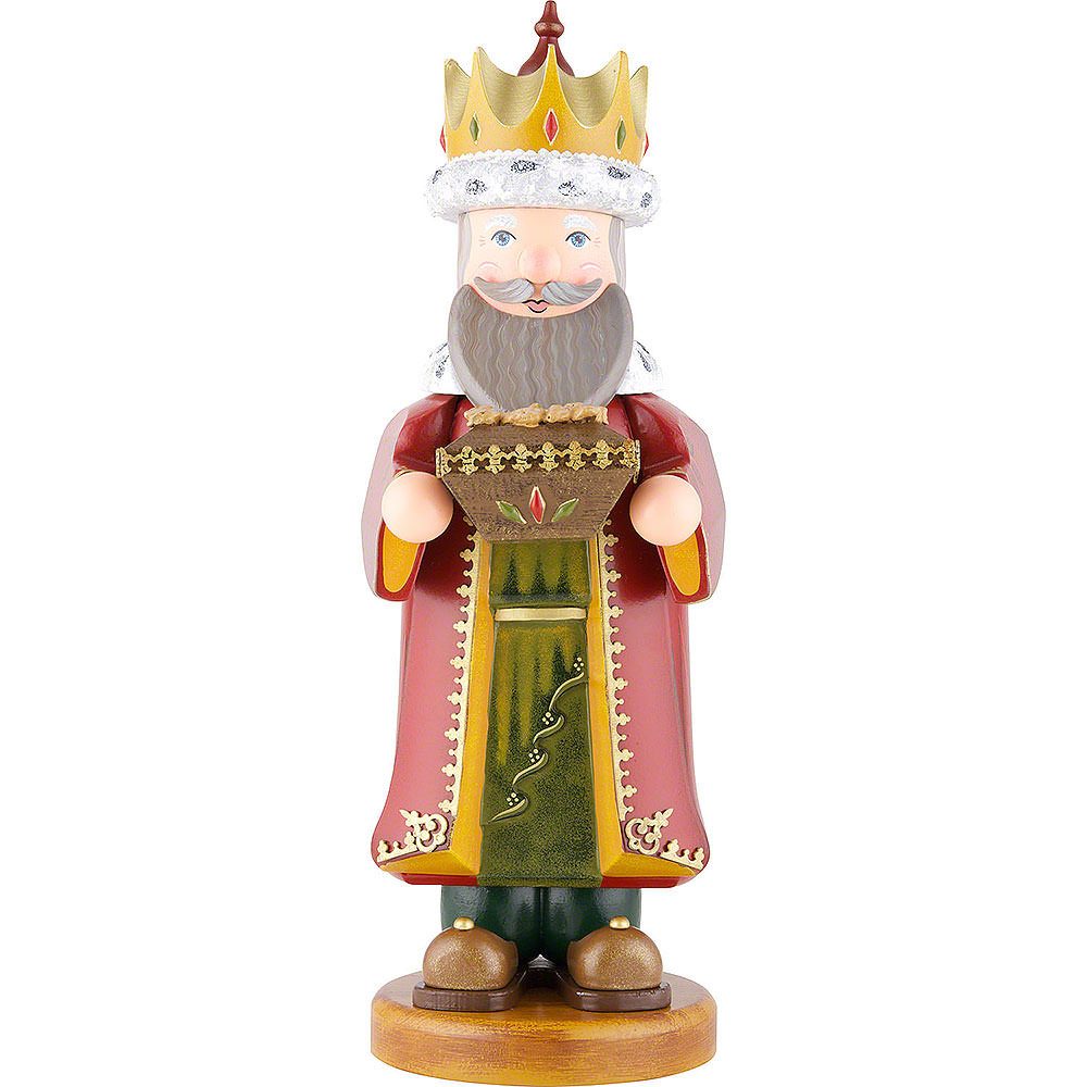Hubrig Volkskunst GmbH Räuchermännchen Heilige Drei Könige "Melchior" (35cm) Räuchermann von Hubrig Volkskuns