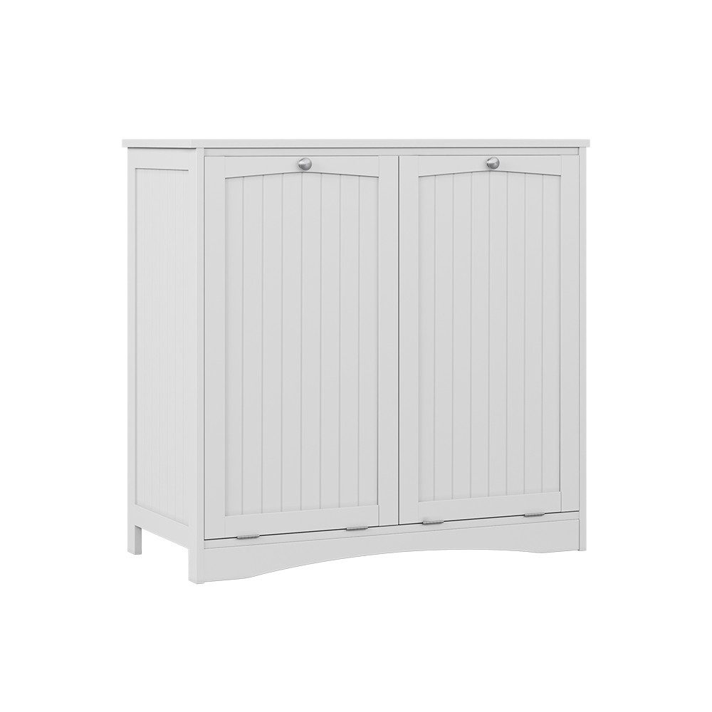 Vicco Wäscheschrank Bianco, Weiß, 83 x 80 cm mit 2 Wäschekörben (1-St) günstig online kaufen