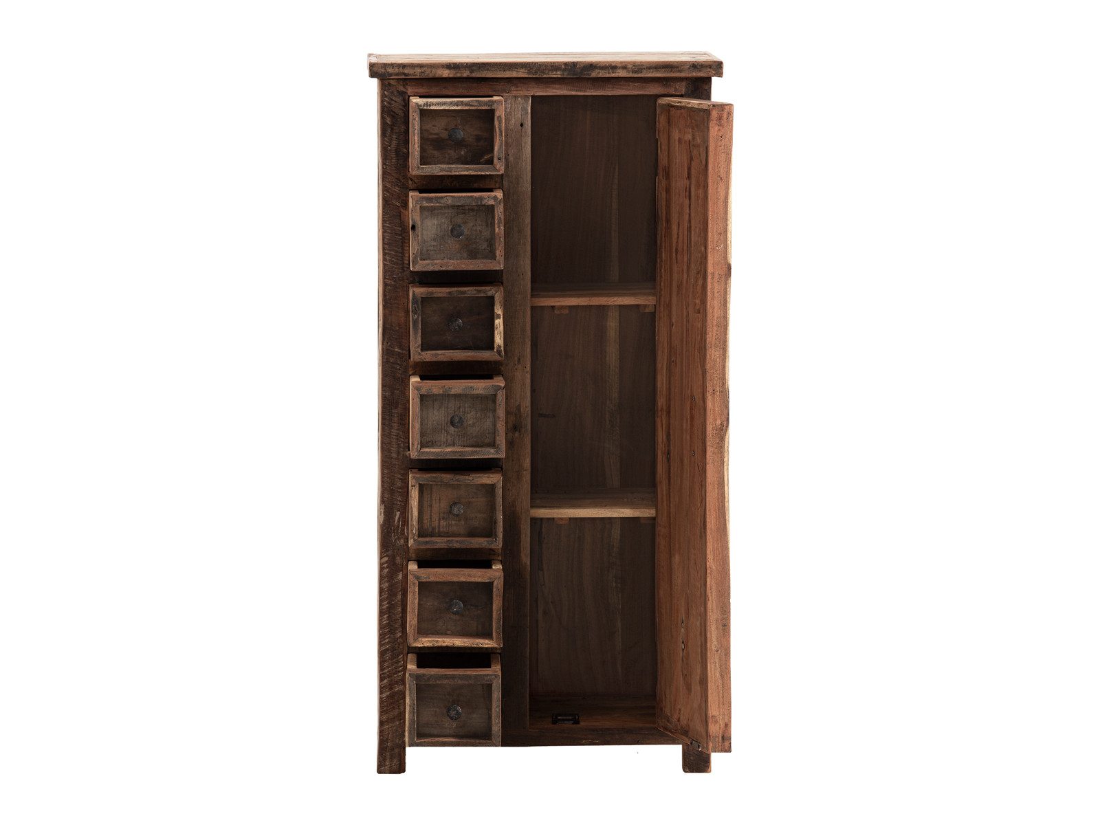 massivum Highboard Sumatra, Kommode aus Altholz Chalet Style (1 St)