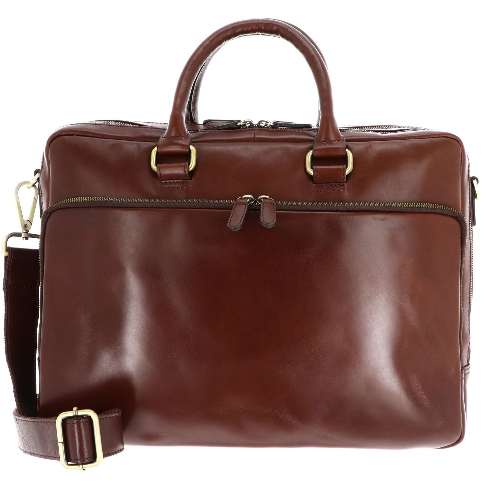 Leonhard Heyden Businesstasche RV-Aktenmappe 3 Fächer 5262 (Set, 2-tlg), aus echtem Rindsleder