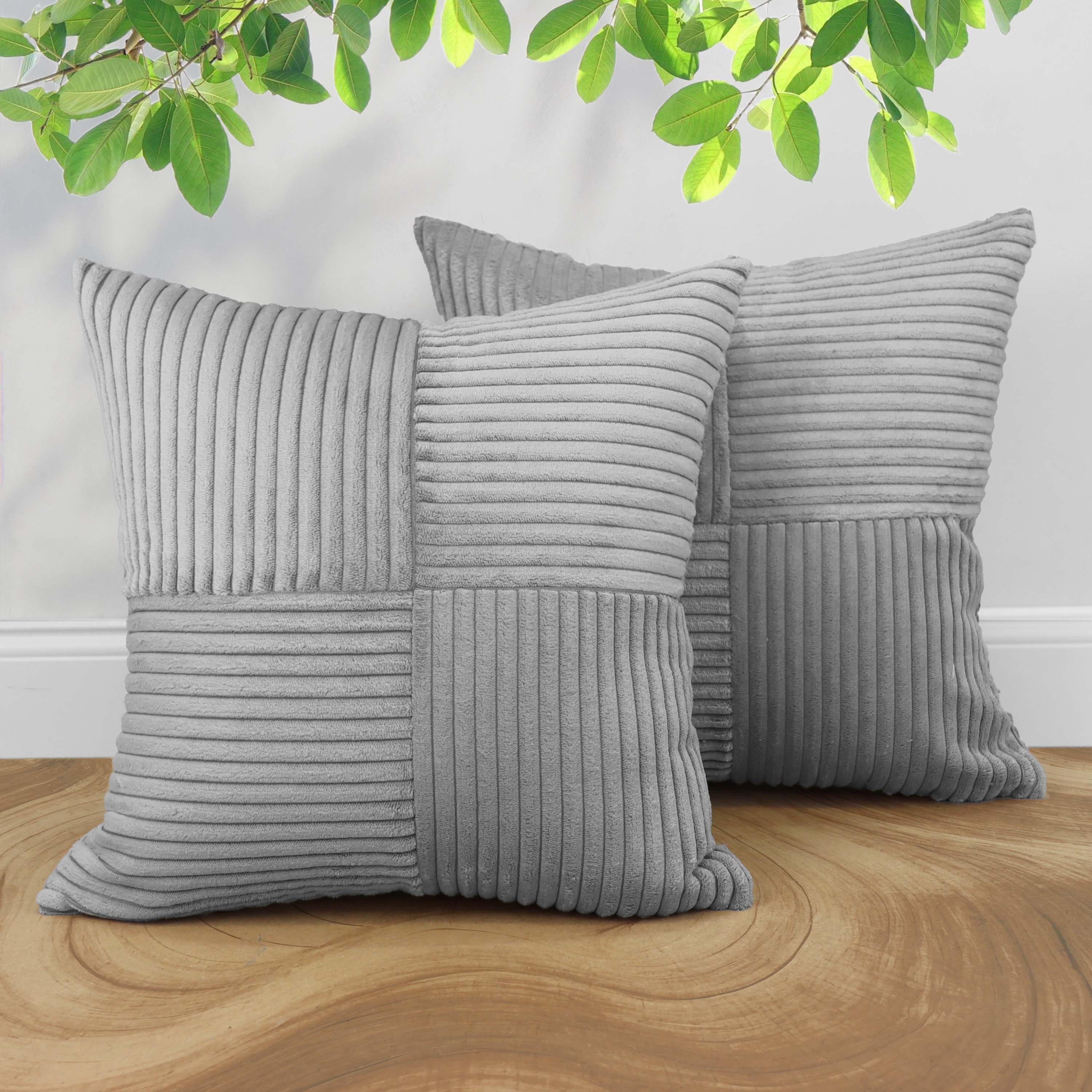 Amilian Kissenbezüge 2er Set Kissenhüllen - Sofakissenbezug & Couchkissenbezug, (2 Stück), 40x40 cm, Kissenhülle für Kissen, Dekokissen, Zierkissen, Sofakissen