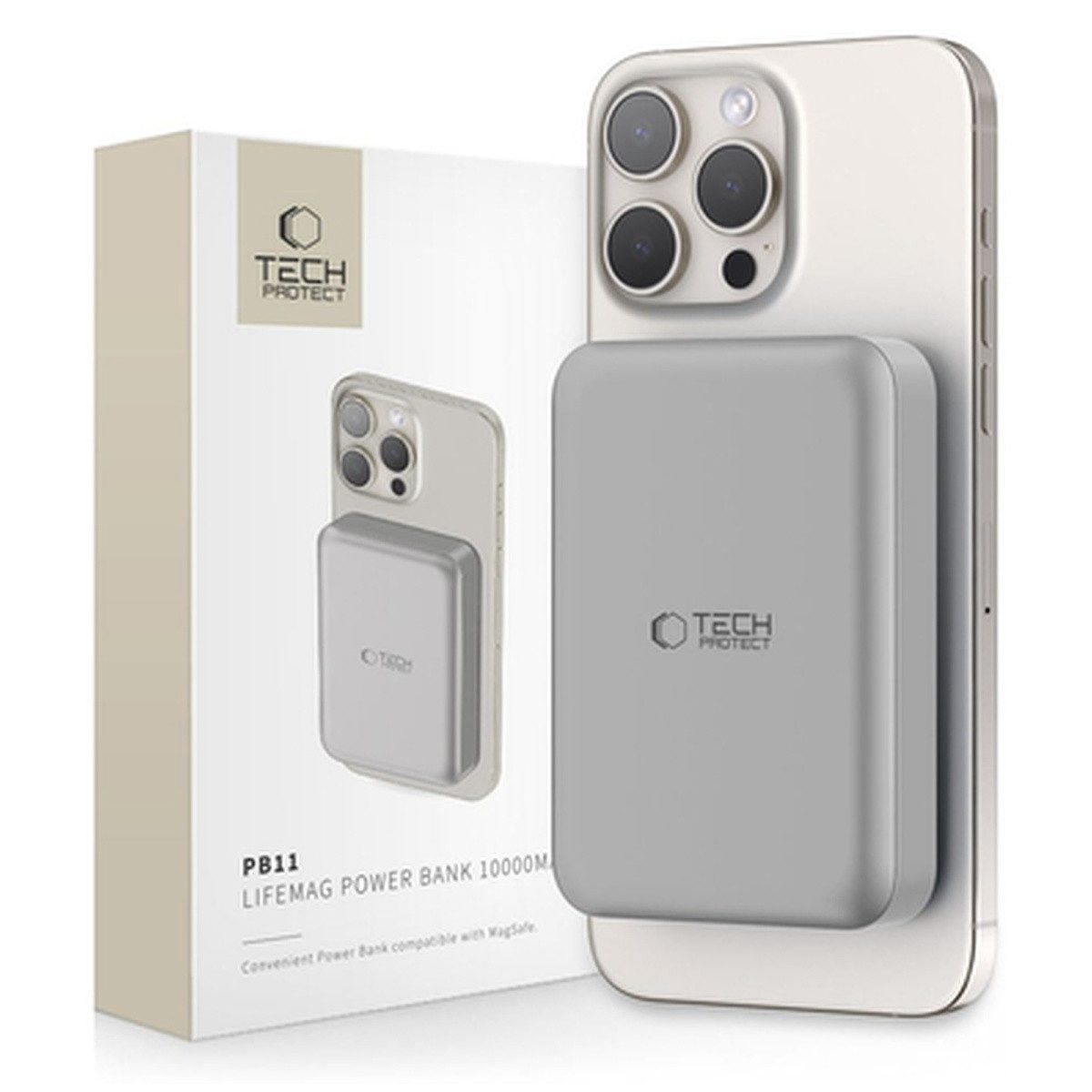 TECH PROTECT Powerbank Tech Protect PB11 LifeMag MagSafe 10000 mAh Powerbank