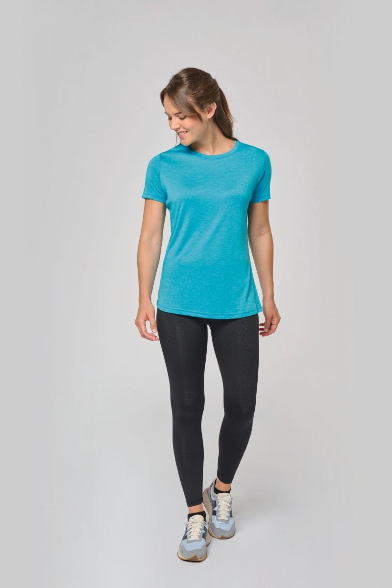 Proact Trainingsshirt Damen-Triblend-Sportshirt mit Rundhalsausschnitt
