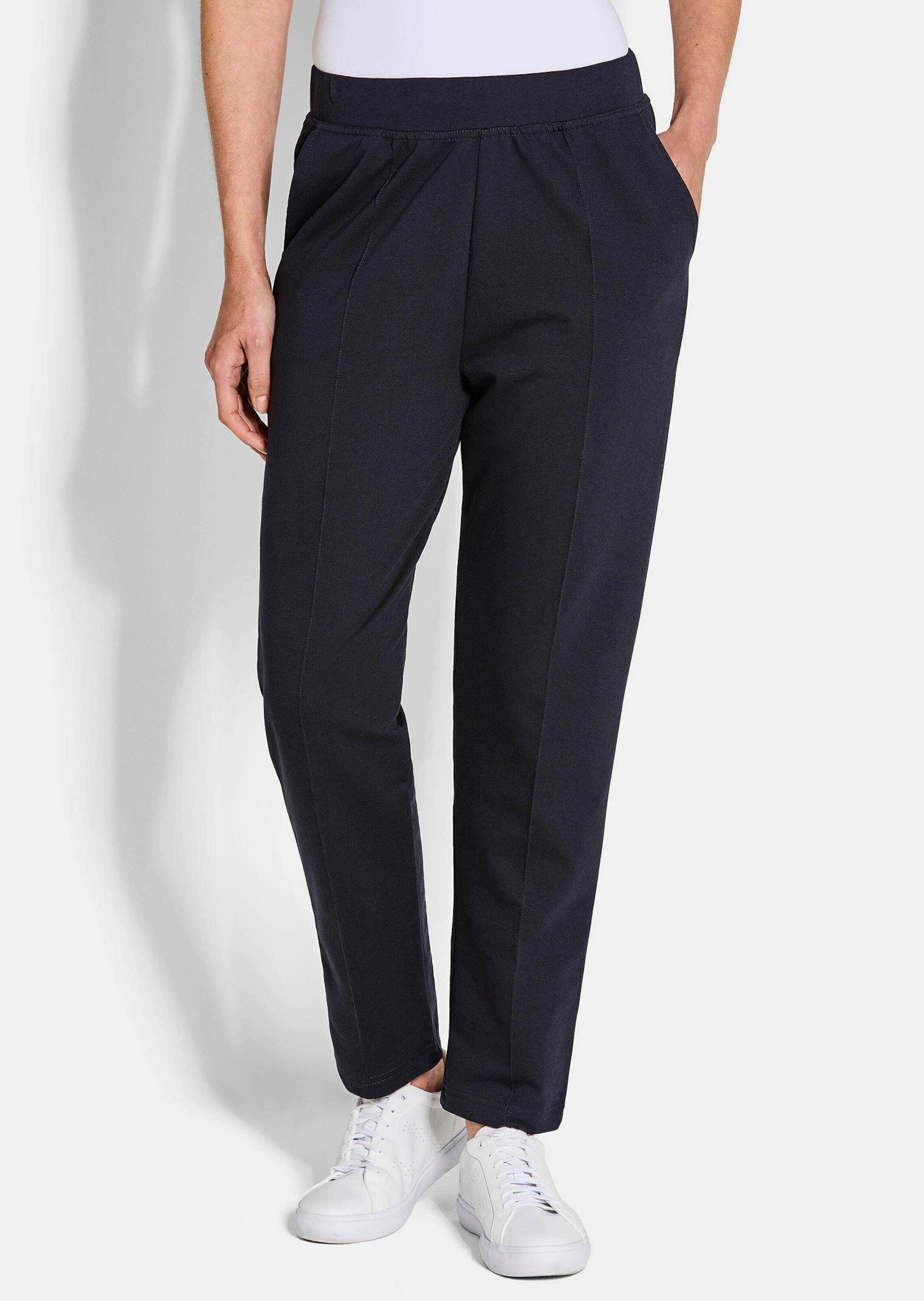 GOLDNER Jogginghose Elastische Jogpants im Doppelpack Zwei Hosen mit Biesen günstig online kaufen