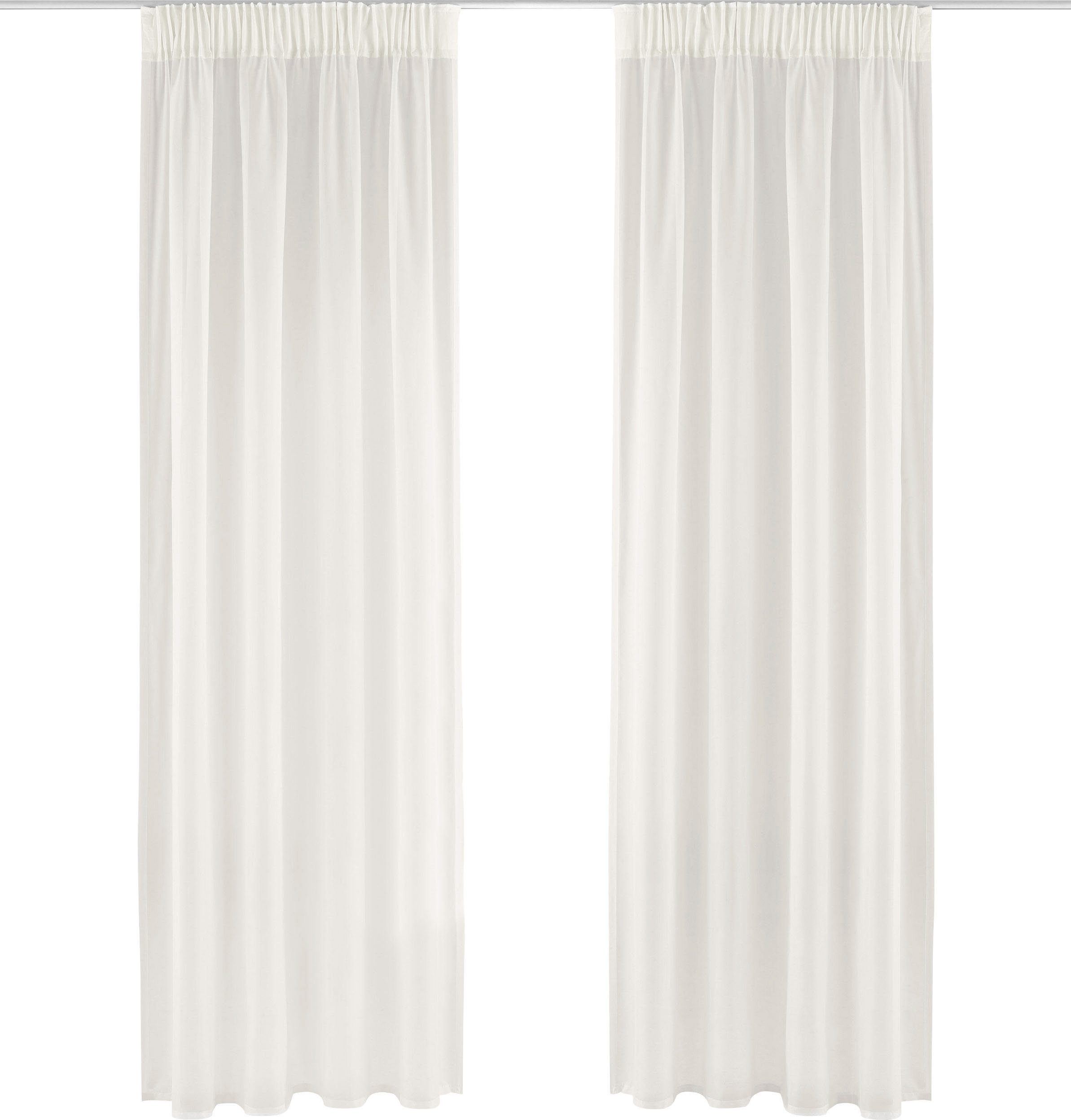 OTTO home Gardine Ari (1 St), Multifunktionsband, halbtransparent, Voile, Bestseller mit 4,5-Sterne-Bewertung