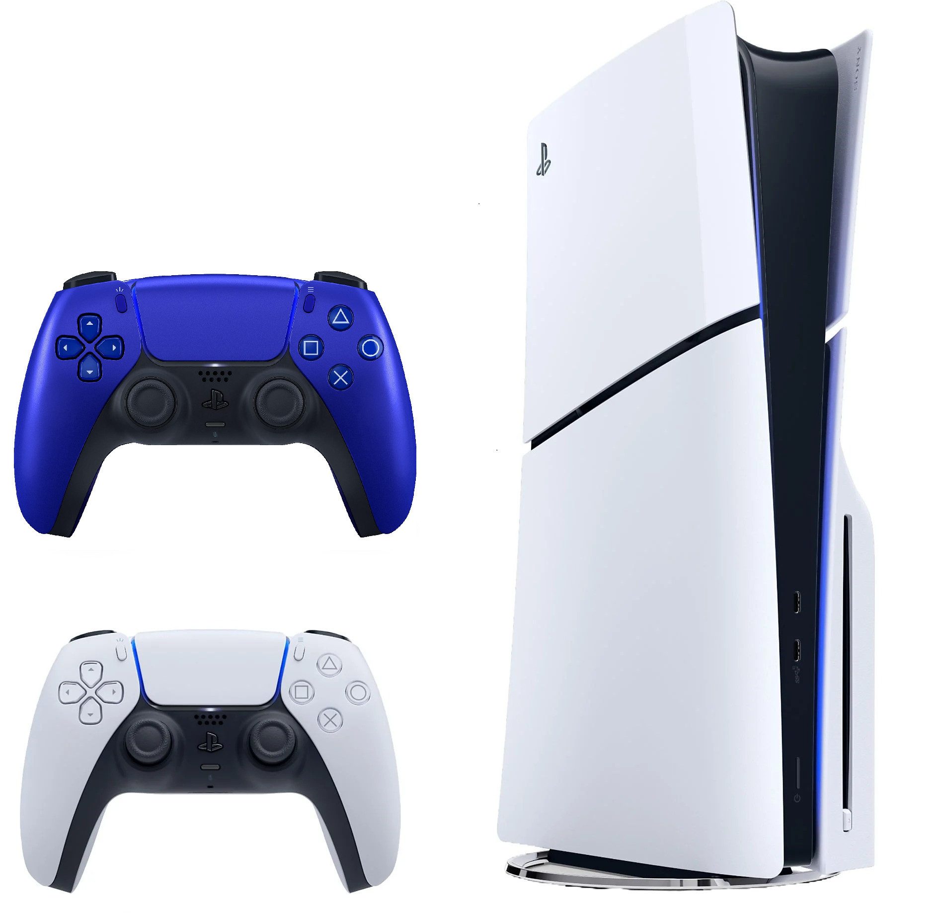 Playstation Playstation 5 Slim 1TB mit Blu-ray Laufwerk + 2 Controller Wunschfarbe